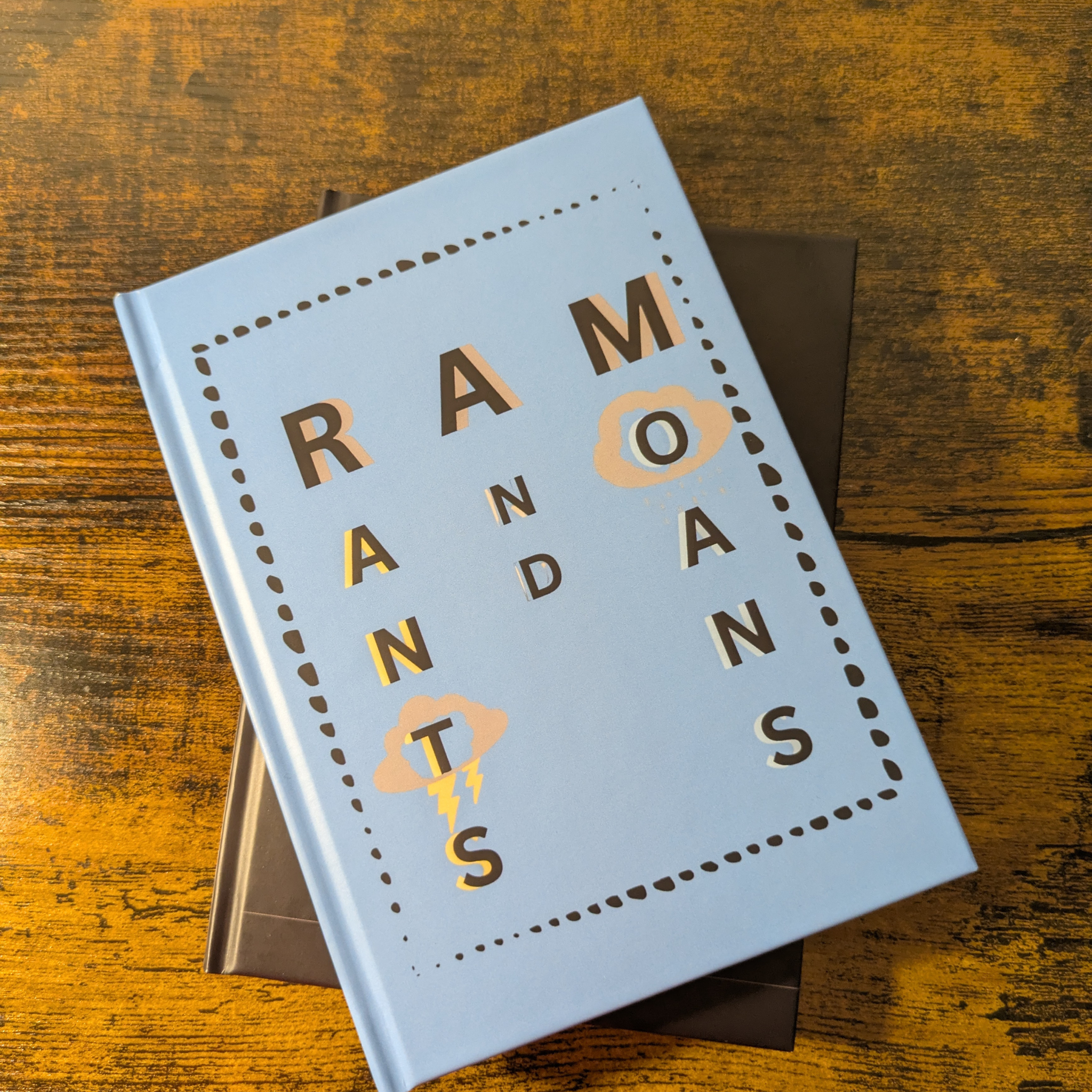 Blue Hardback Journal - "RAM - RANTS AND MOANS" product thumbnail image Blue Hardback Journal - "RAM - RANTS AND MOANS" product thumbnail image