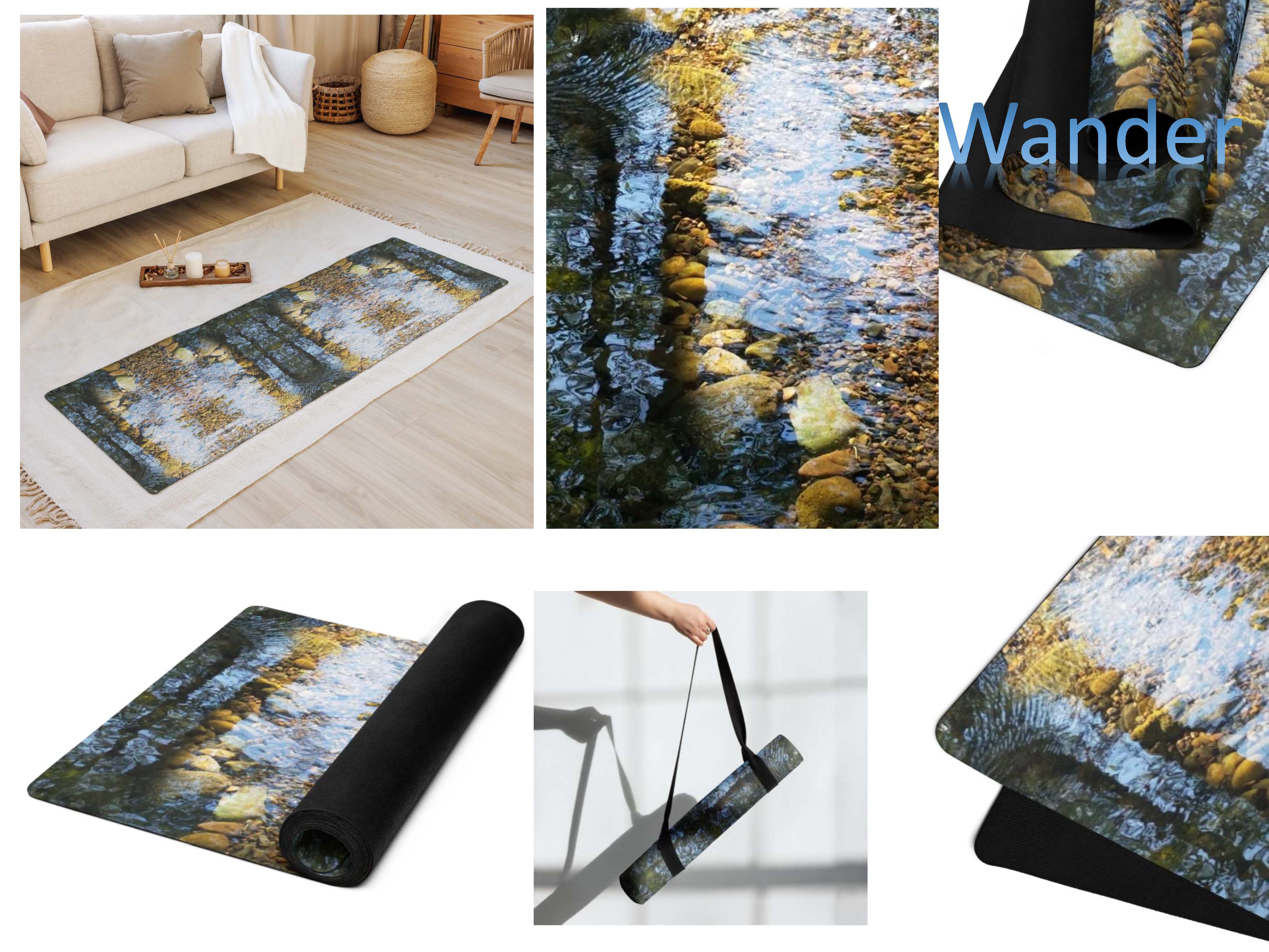Yoga Mat Wander Into The Water product thumbnail image Yoga Mat Wander Into The Water product thumbnail image