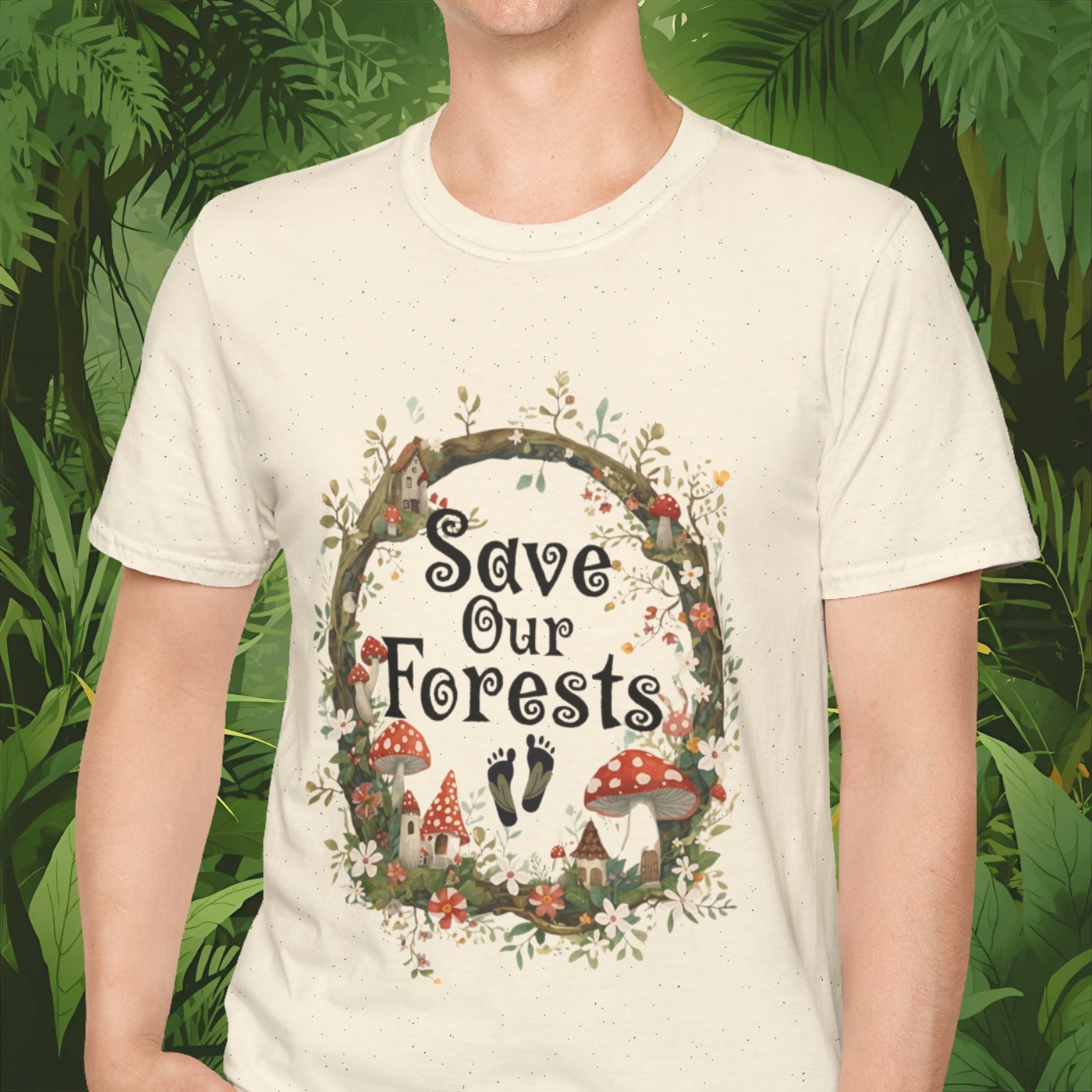 Unisex Softstyle T-Shirt - Save our Forests Unisex Softstyle T-Shirt - Save our Forests