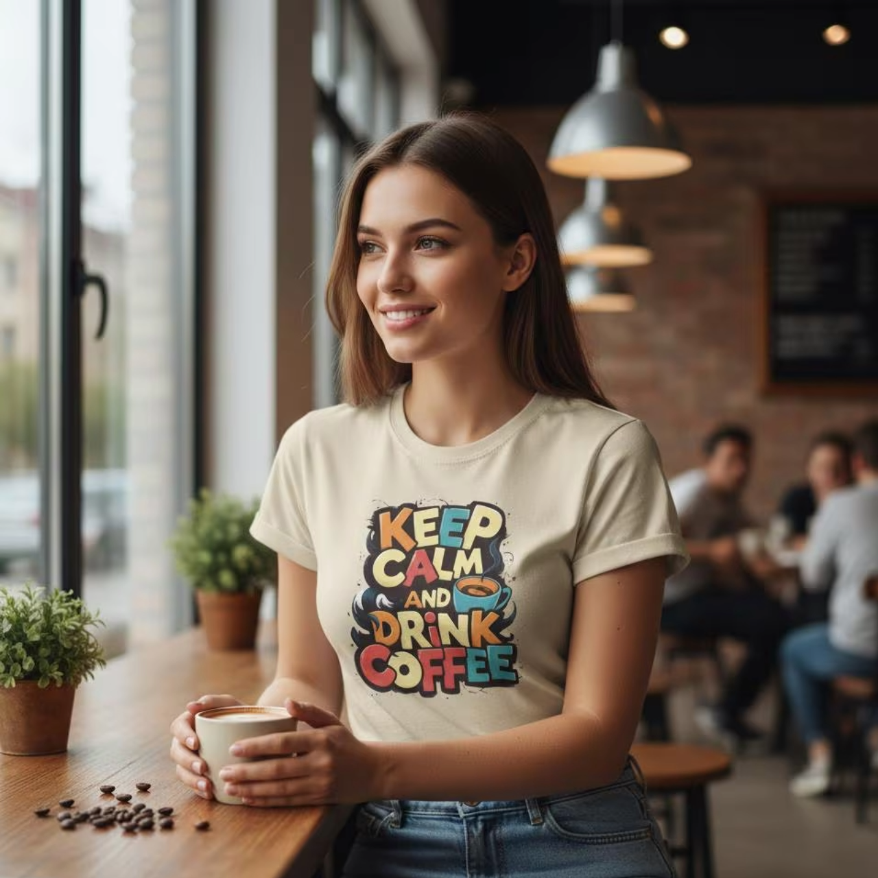 Keep Calm Coffee T-Shirt Keep Calm Coffee T-Shirt