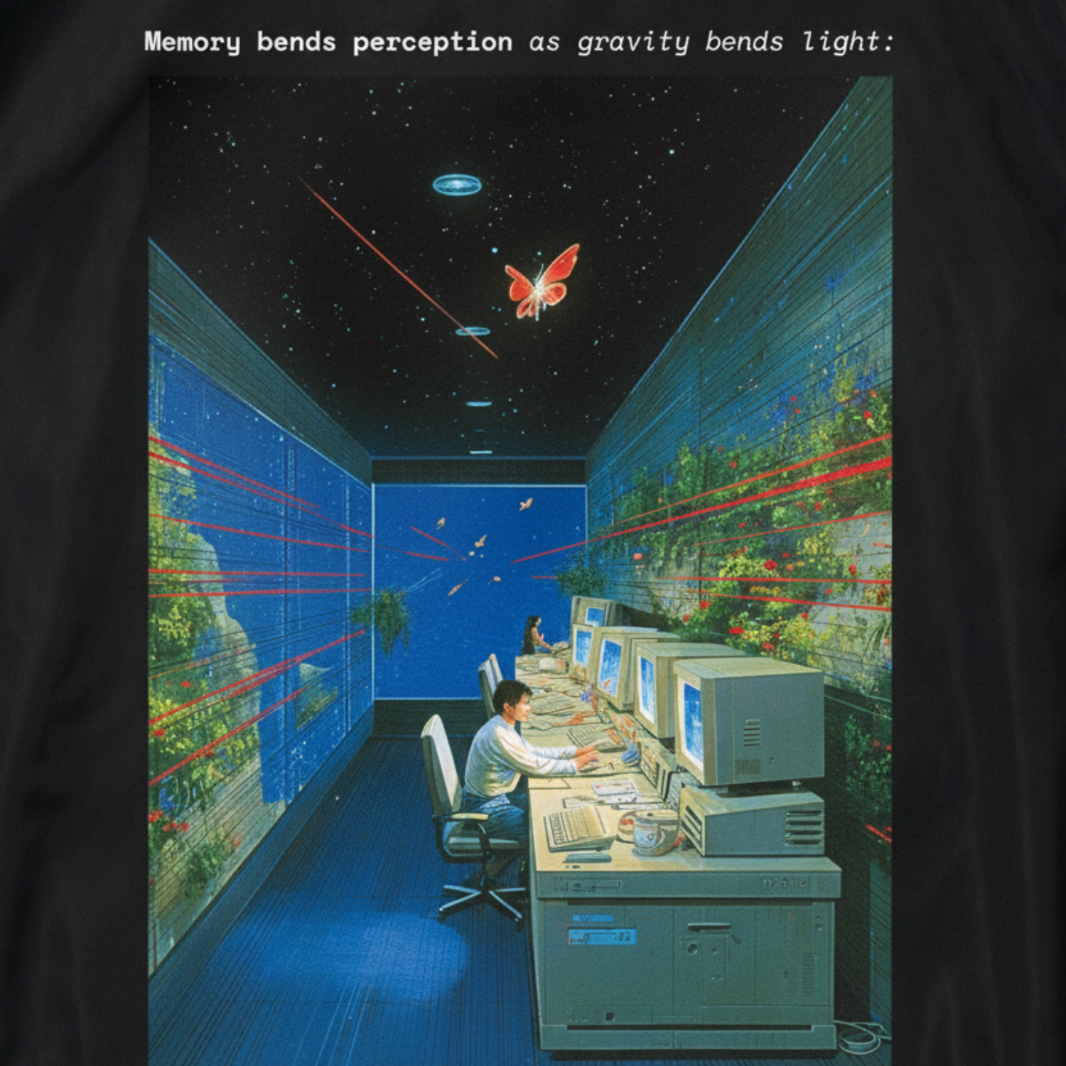 Elephantasm "Perception" Bomber — Black view 4