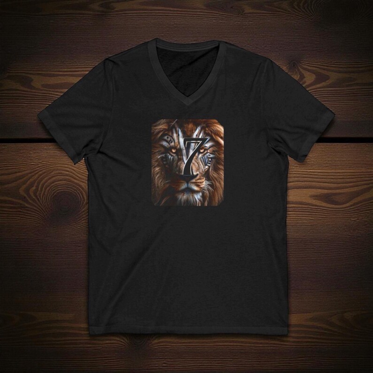 7 Lion "Tribal" V-Neck product thumbnail image 7 Lion "Tribal" V-Neck product thumbnail image
