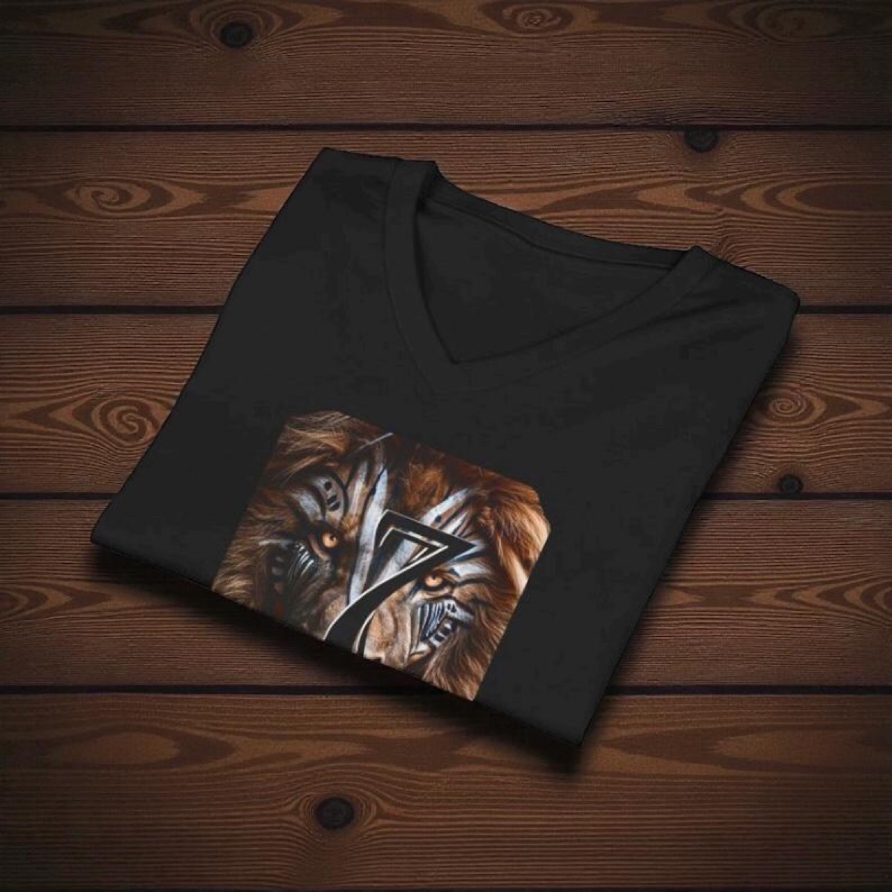 7 Lion "Tribal" V-Neck product thumbnail image 7 Lion "Tribal" V-Neck product thumbnail image