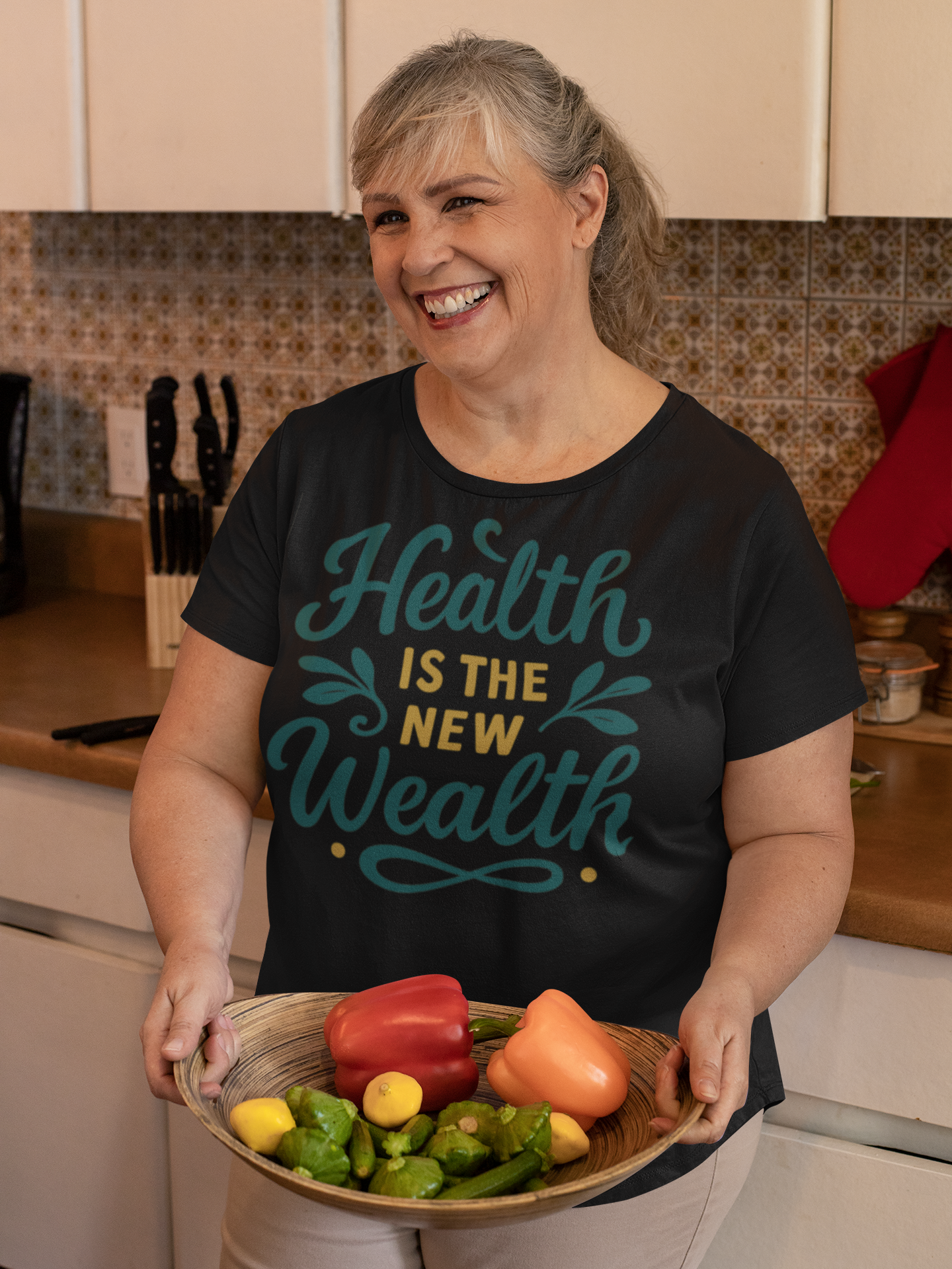 Health is the New Wealth Unisex Heavy Cotton Tee, Motivational T-Shirt, Wellness Gift, Inspirational Apparel, Casual Wear