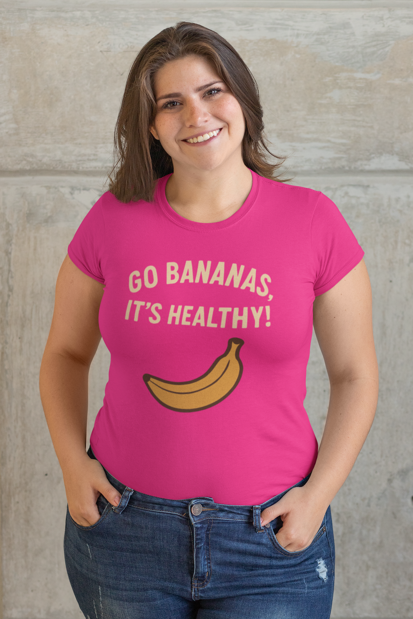 Go Bananas Unisex Heavy Cotton Tee, Fun Healthy Reminder Shirt, Quirky Gift for Fruit Lovers, Casual Wear, Summer Tee Go Bananas Unisex Heavy Cotton Tee, Fun Healthy Reminder Shirt, Quirky Gift for Fruit Lovers, Casual Wear, Summer Tee