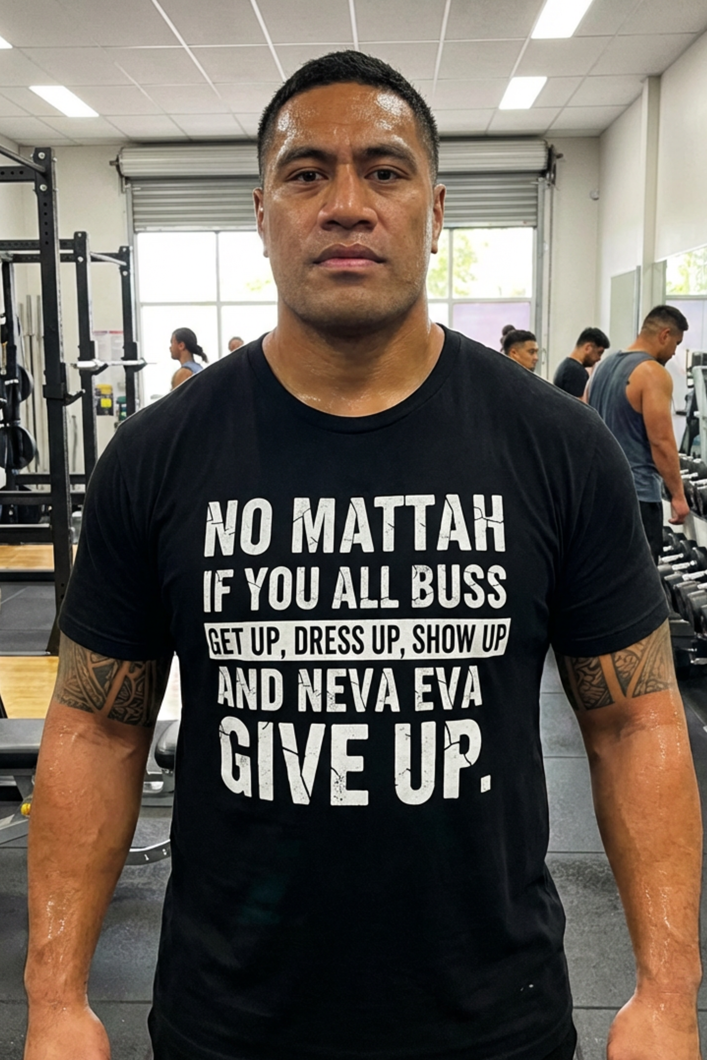 No Mattah If You All Buss Hawaii Pidgin Motivational Unisex Tee product thumbnail image No Mattah If You All Buss Hawaii Pidgin Motivational Unisex Tee product thumbnail image