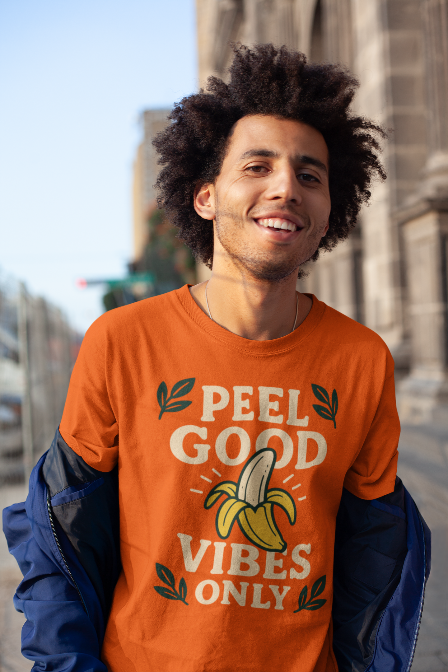 Peel Good Vibes Only Tee, Fun Casual T-Shirt, Summer Vibes Shirt, Gift for Banana Lovers, Cute Graphic Tee