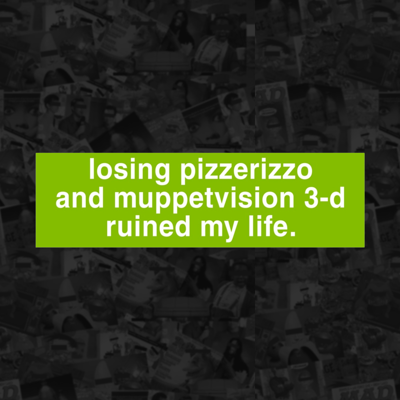 muppettime sadness bumper sticker muppettime sadness bumper sticker