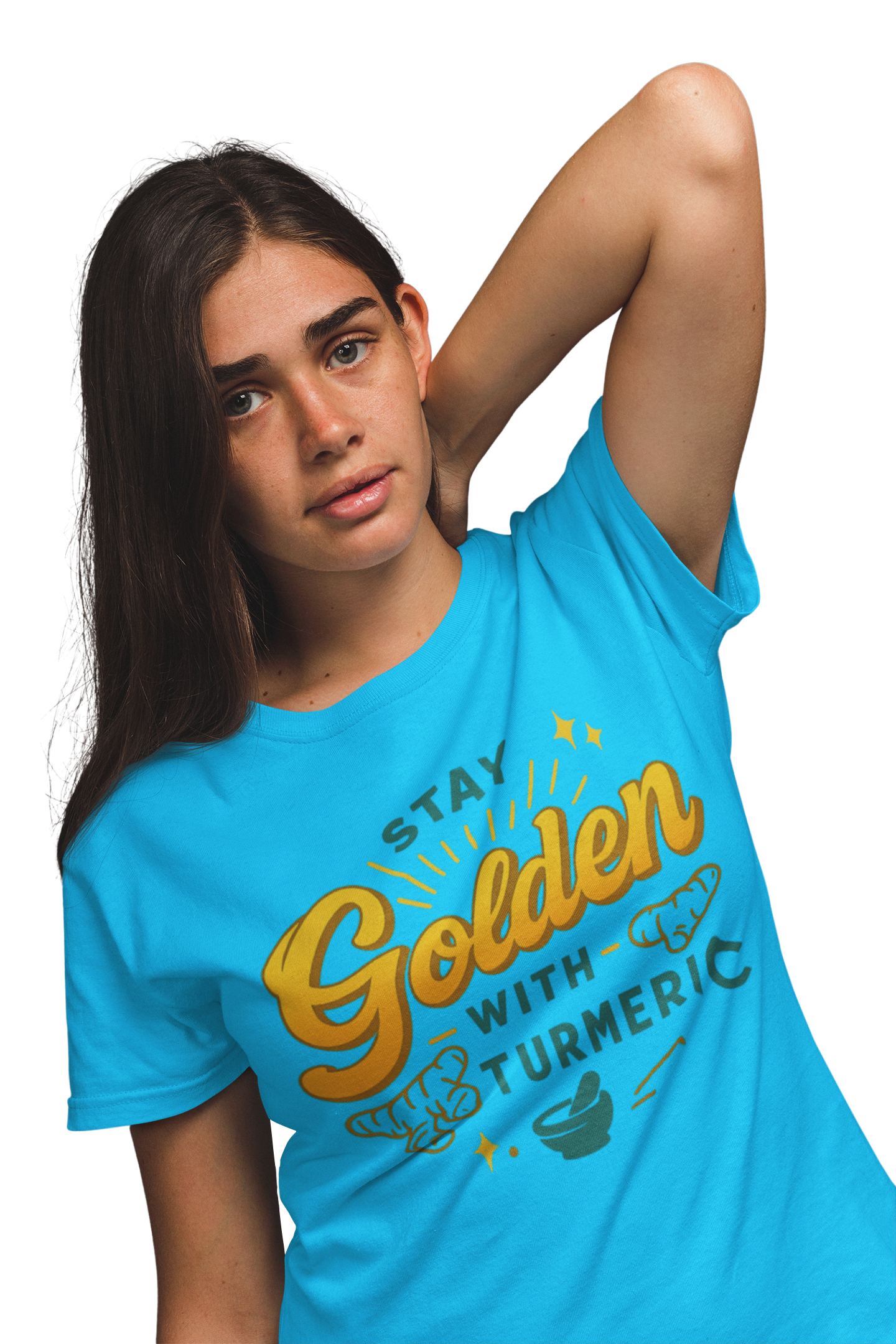 Stay Golden Turmeric Tee, Unisex Cotton T-Shirt, Health and Wellness Shirt, Gift for Herbalists, Eco-Friendly Fashion, Casual Wear Stay Golden Turmeric Tee, Unisex Cotton T-Shirt, Health and Wellness Shirt, Gift for Herbalists, Eco-Friendly Fashion, Casual Wear