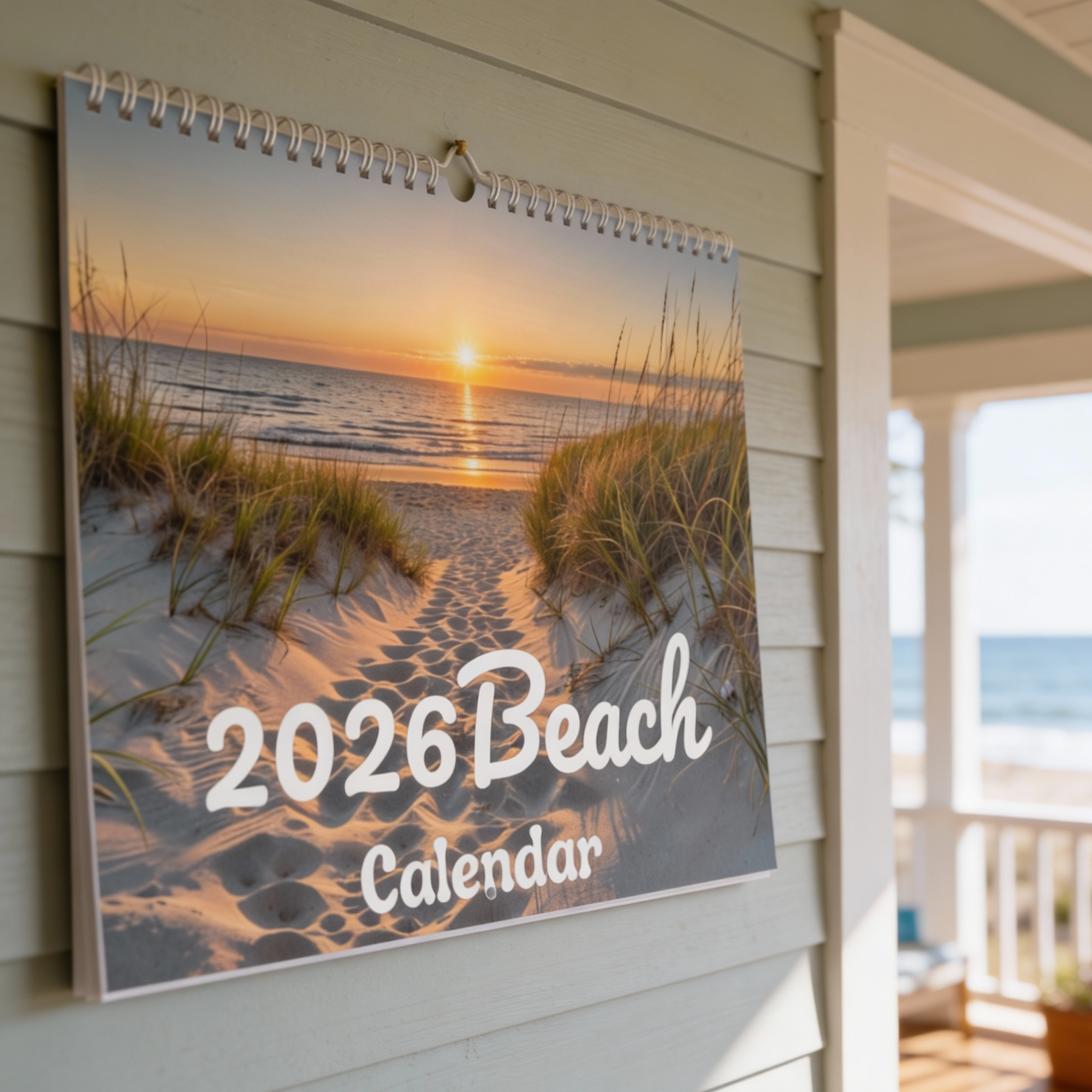 2026 Beach Wall Calendar Coastal Photography Art | Ocean Sunset Calendar | Beach House Decor | Gift for Beach Lovers | Coastal Home Style product thumbnail image 2026 Beach Wall Calendar Coastal Photography Art | Ocean Sunset Calendar | Beach House Decor | Gift for Beach Lovers | Coastal Home Style product thumbnail image