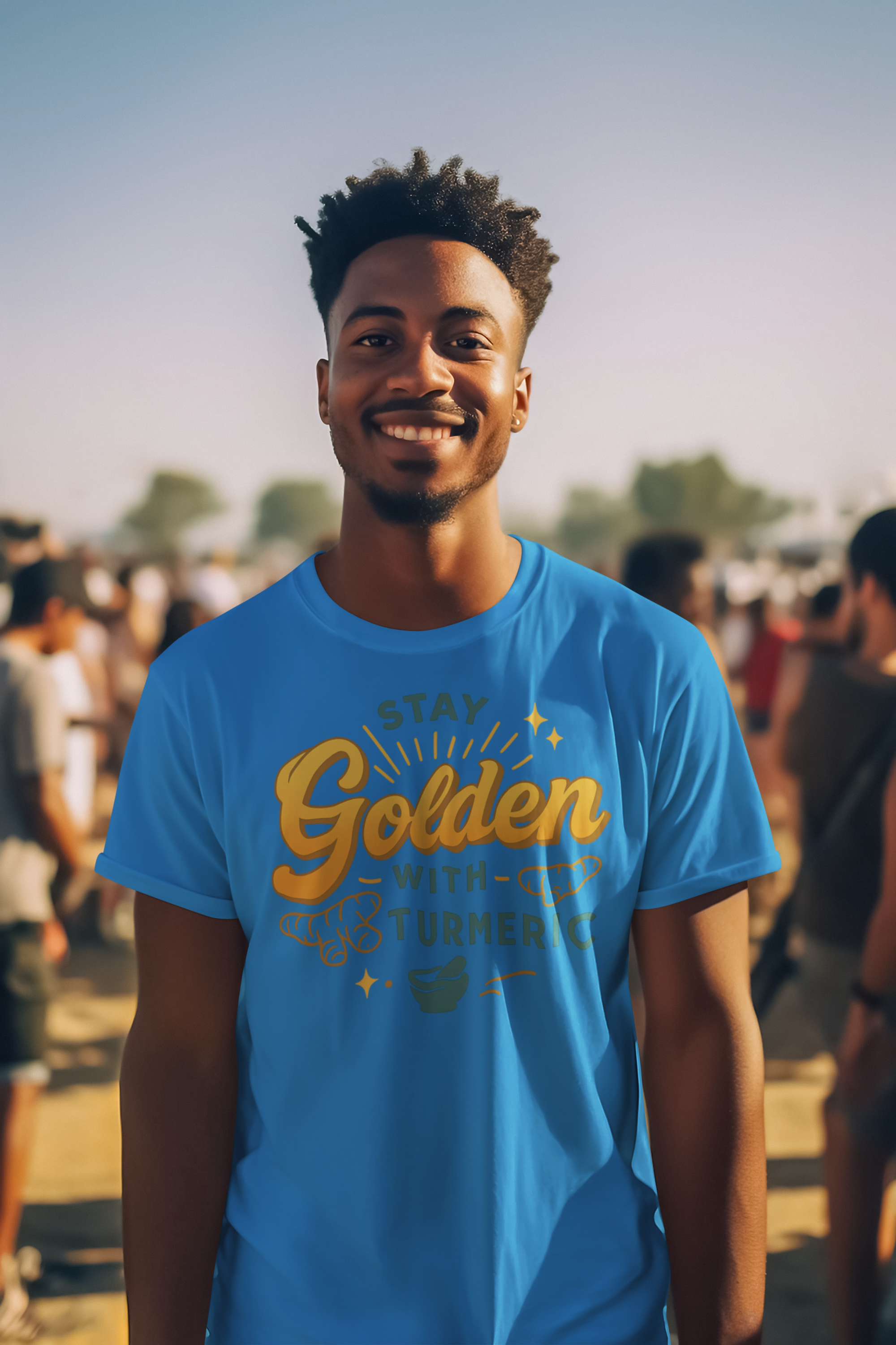Stay Golden with Turmeric T-Shirt, Unisex Tee for Wellness Lovers, Gift for Health Enthusiasts, Boho Chic Style, Natural Remedies Shirt Stay Golden with Turmeric T-Shirt, Unisex Tee for Wellness Lovers, Gift for Health Enthusiasts, Boho Chic Style, Natural Remedies Shirt