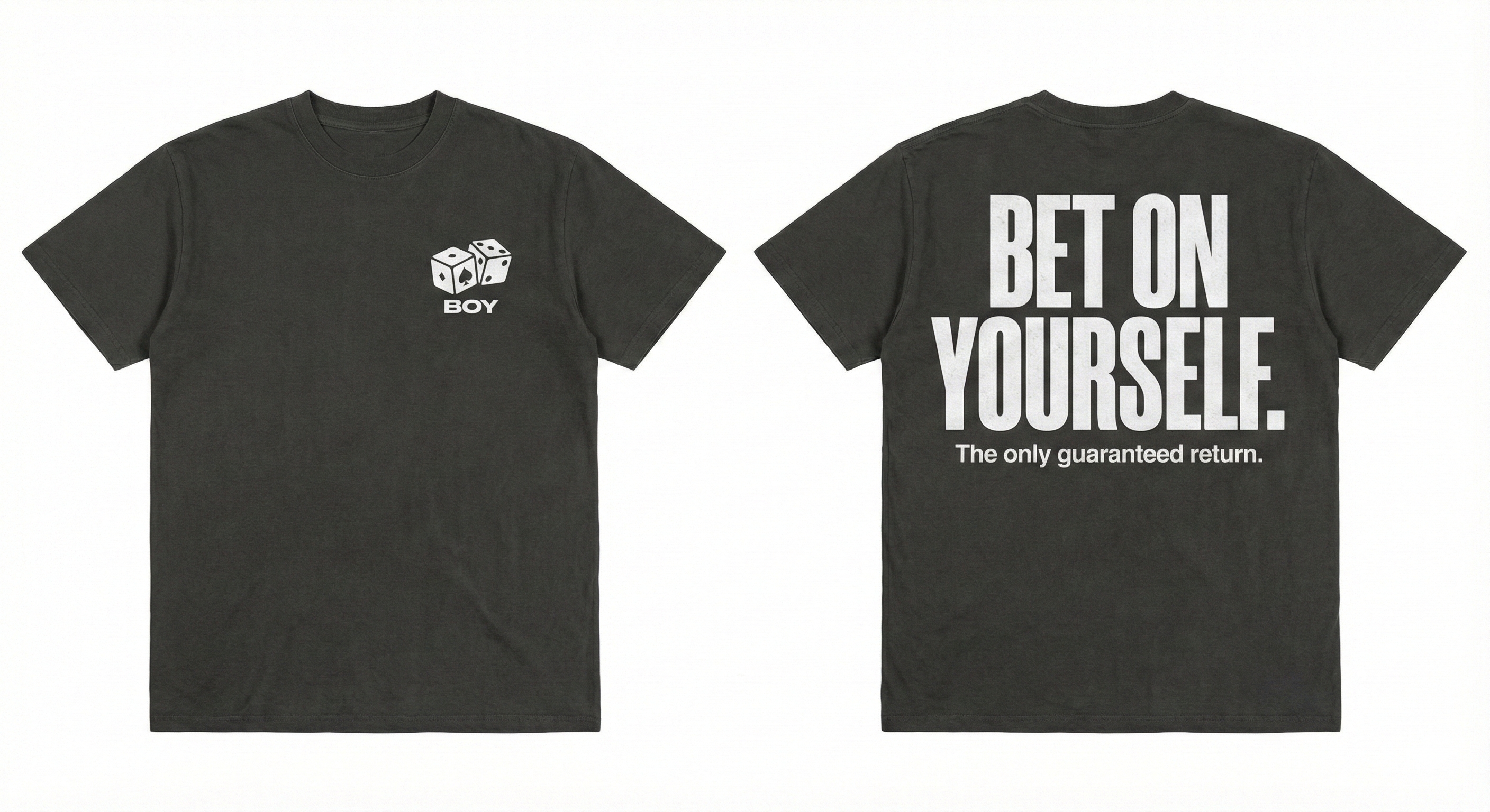 BET ON YOURSELF T-Shirt — Action Over Excuses Tee product thumbnail image BET ON YOURSELF T-Shirt — Action Over Excuses Tee product thumbnail image
