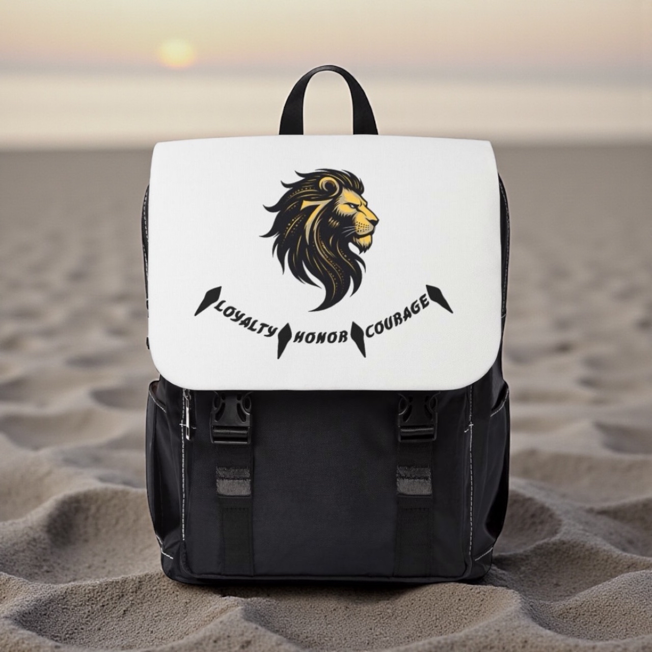 7 Lion Alpha "Ebony and Ivory" Shoulder Backpack product thumbnail image