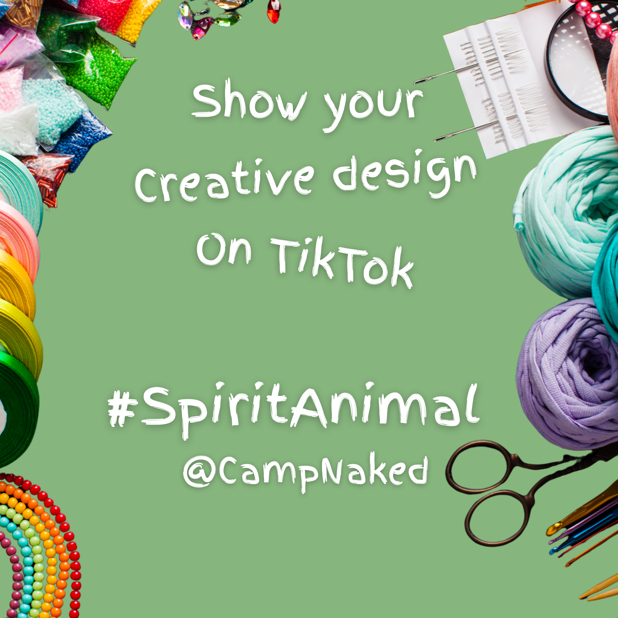 Camp Naked Clothing | Mens Create your own Spirit Animal | Crewneck sweatshirt, funny camping, outdoors. product thumbnail image