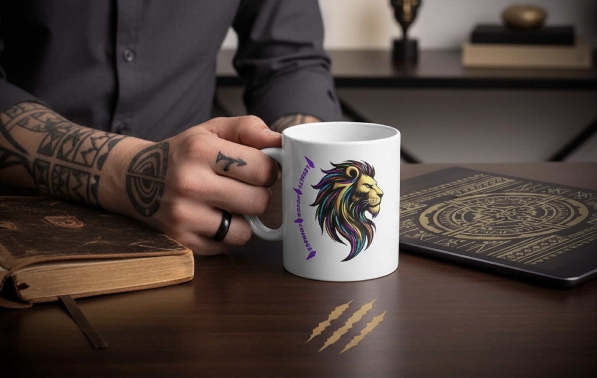 7 Lion Stealth Mug -11oz product thumbnail image 7 Lion Stealth Mug -11oz product thumbnail image