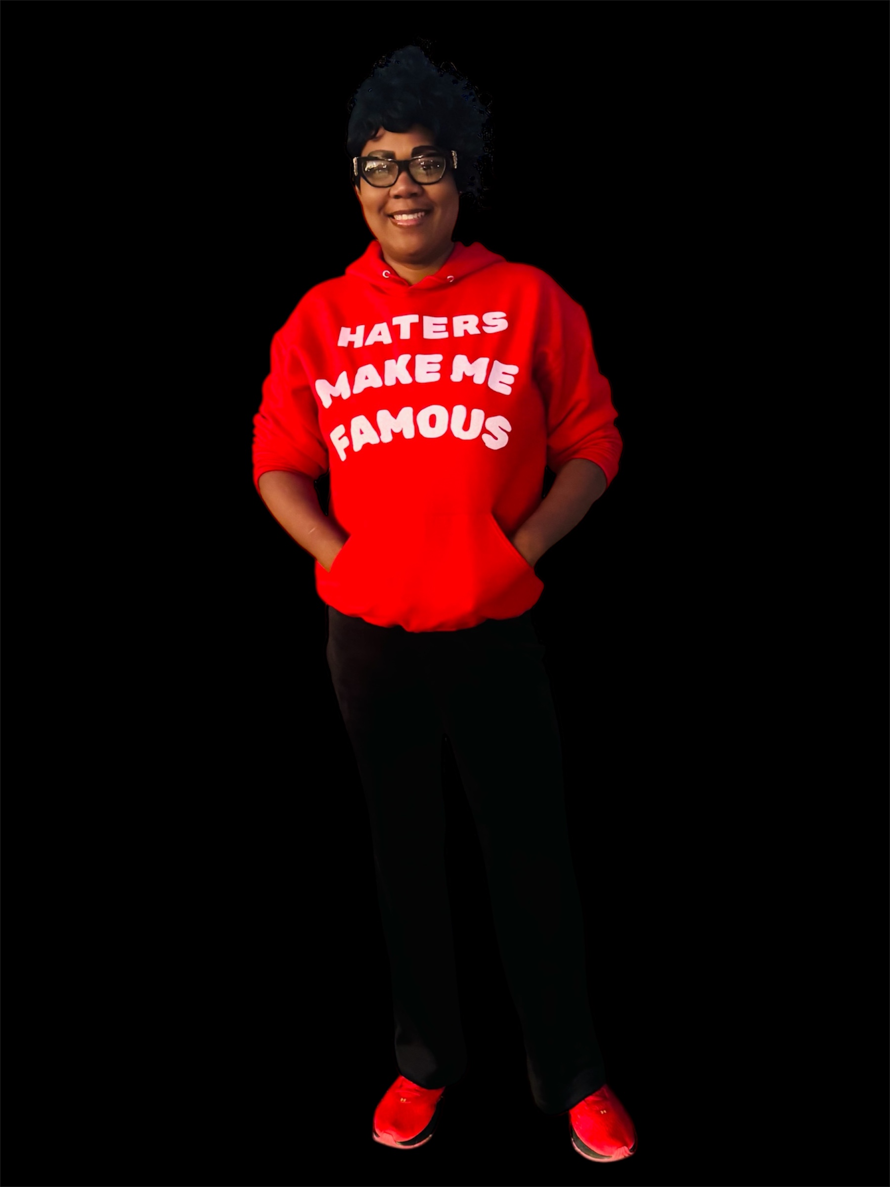Haters Make Me Famous-Unisex NUBLEND® Hooded Sweatshirt product thumbnail image Haters Make Me Famous-Unisex NUBLEND® Hooded Sweatshirt product thumbnail image