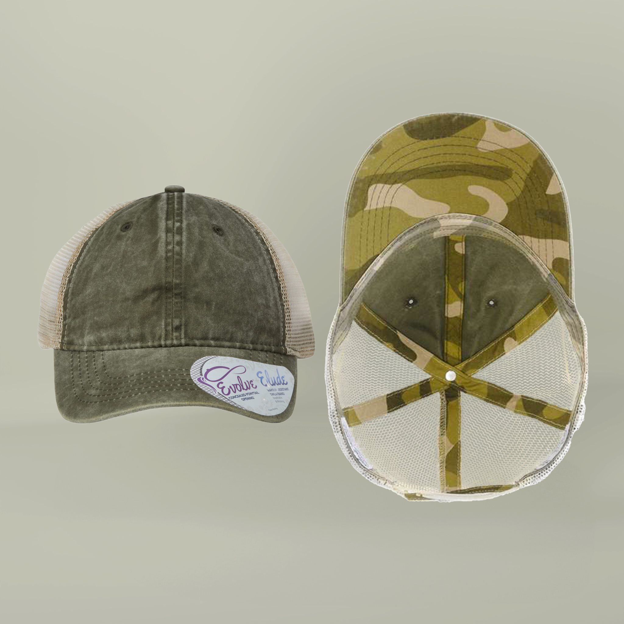 Women's Washed Ponytail Hat product thumbnail image