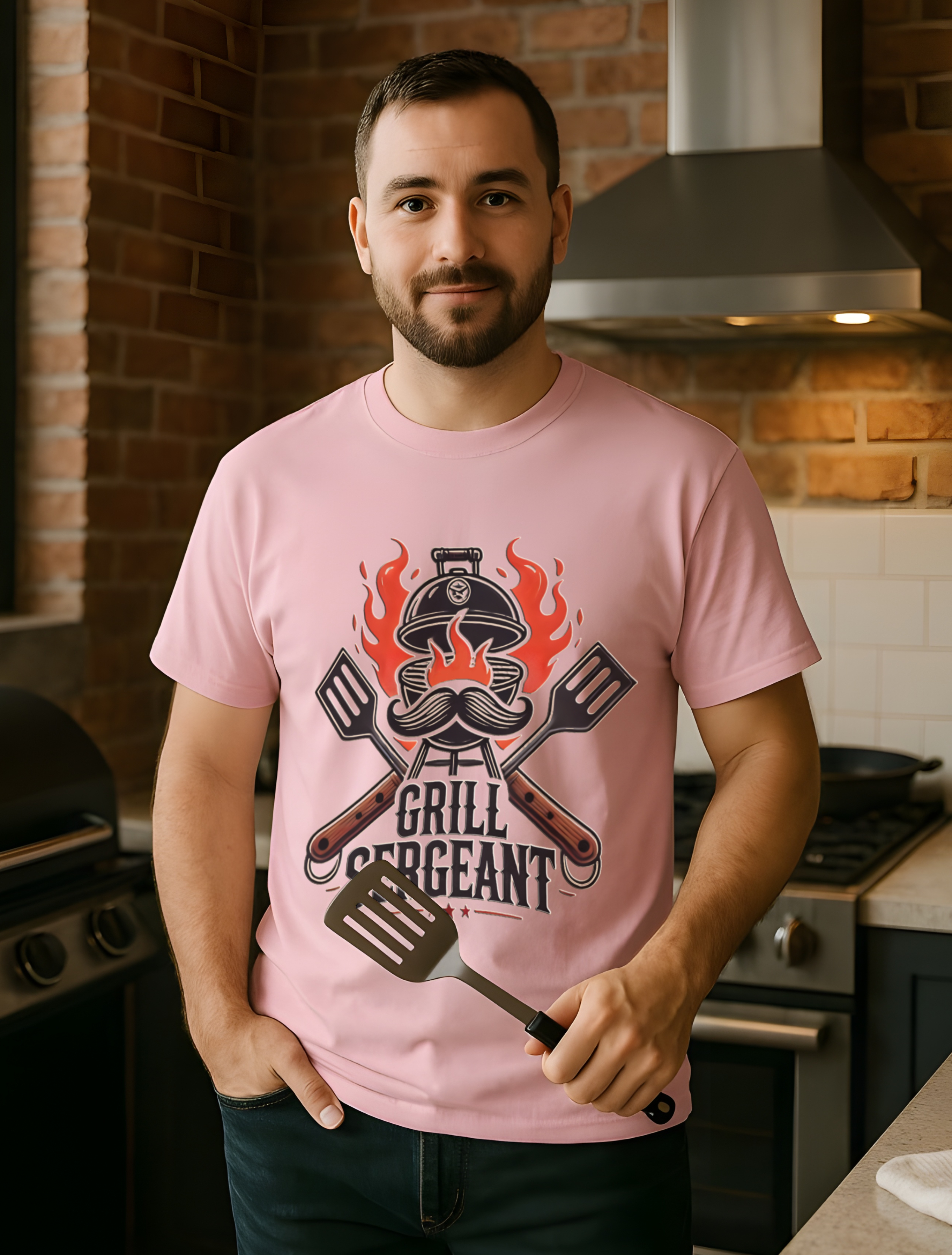 Grill Sergeant Heavy Cotton T-Shirt • Funny BBQ Dad Shirt • Father’s Day Gift for Grillmaster • Outdoor Cooking Tee for Men • Backyard Barbecue Humor Shirt • Gift for Husband, Grandpa, or Chef Dad product thumbnail image Grill Sergeant Heavy Cotton T-Shirt • Funny BBQ Dad Shirt • Father’s Day Gift for Grillmaster • Outdoor Cooking Tee for Men • Backyard Barbecue Humor Shirt • Gift for Husband, Grandpa, or Chef Dad product thumbnail image