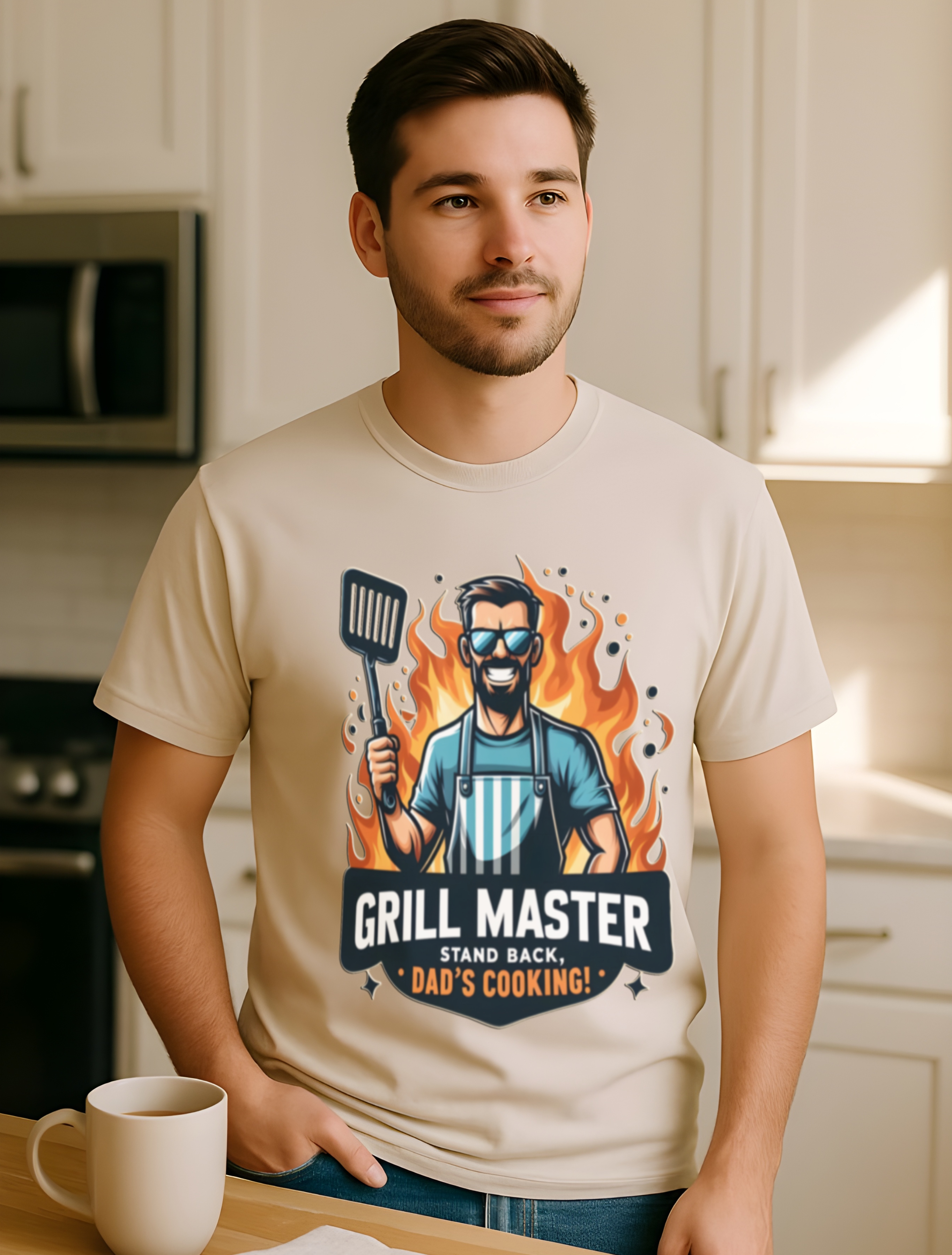 Grill Master Dad Shirt • Funny BBQ Father’s Day Heavy Cotton T-Shirt • “Stand Back, Dad’s Cooking!” • Gift for Grill master Men • Outdoor Barbecue Humor Tee for Husband, Grandpa, or Dad Who Loves to Cook product thumbnail image Grill Master Dad Shirt • Funny BBQ Father’s Day Heavy Cotton T-Shirt • “Stand Back, Dad’s Cooking!” • Gift for Grill master Men • Outdoor Barbecue Humor Tee for Husband, Grandpa, or Dad Who Loves to Cook product thumbnail image