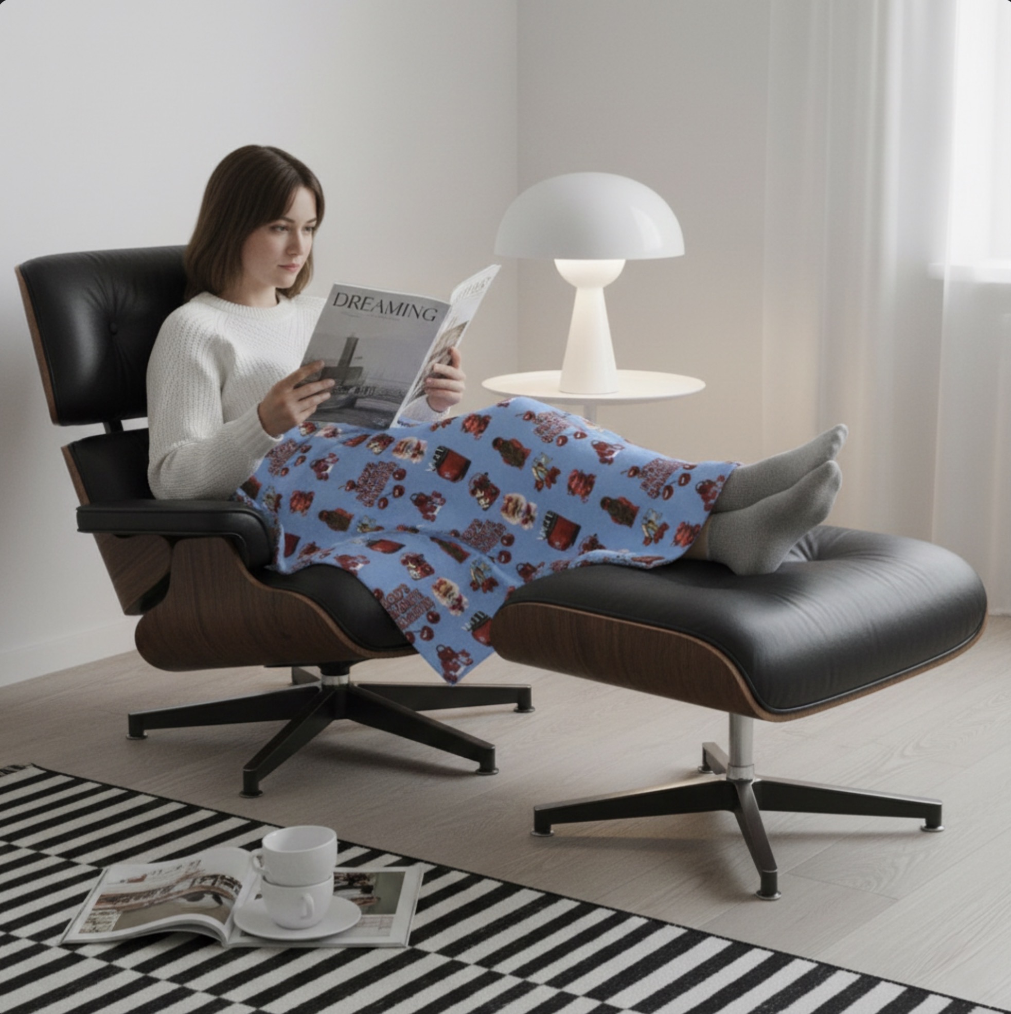 Velveteen Plush Blanket - “God’s Favorite Daughter” Wellness Throw