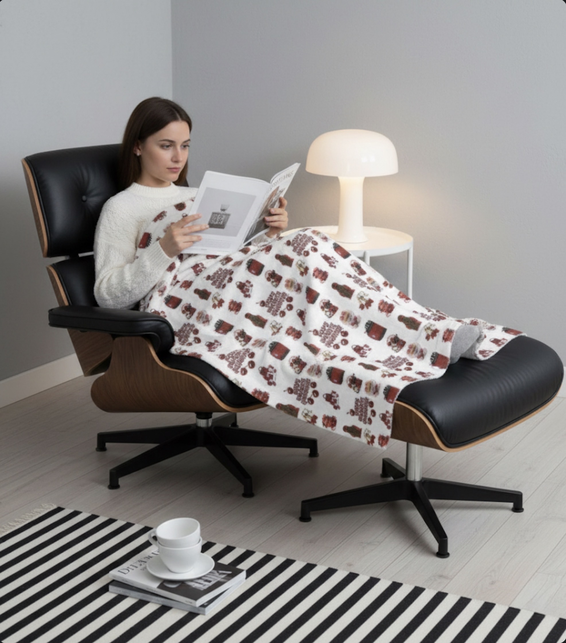 Velveteen Plush Blanket - “God’s Favorite Daughter” Wellness Throw 