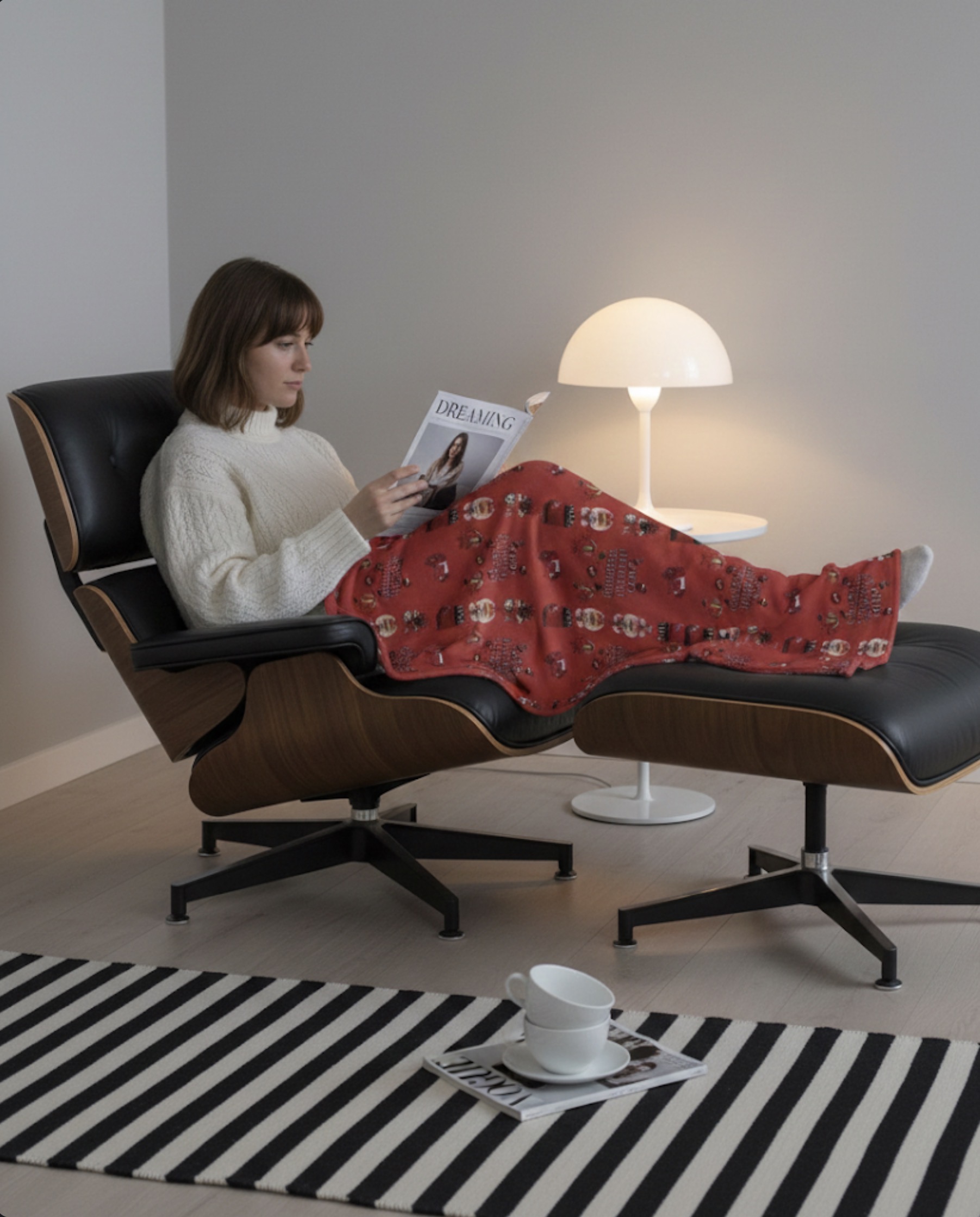 Velveteen Plush Blanket — "God's Favorite Daughter" Wellness Throw product thumbnail image