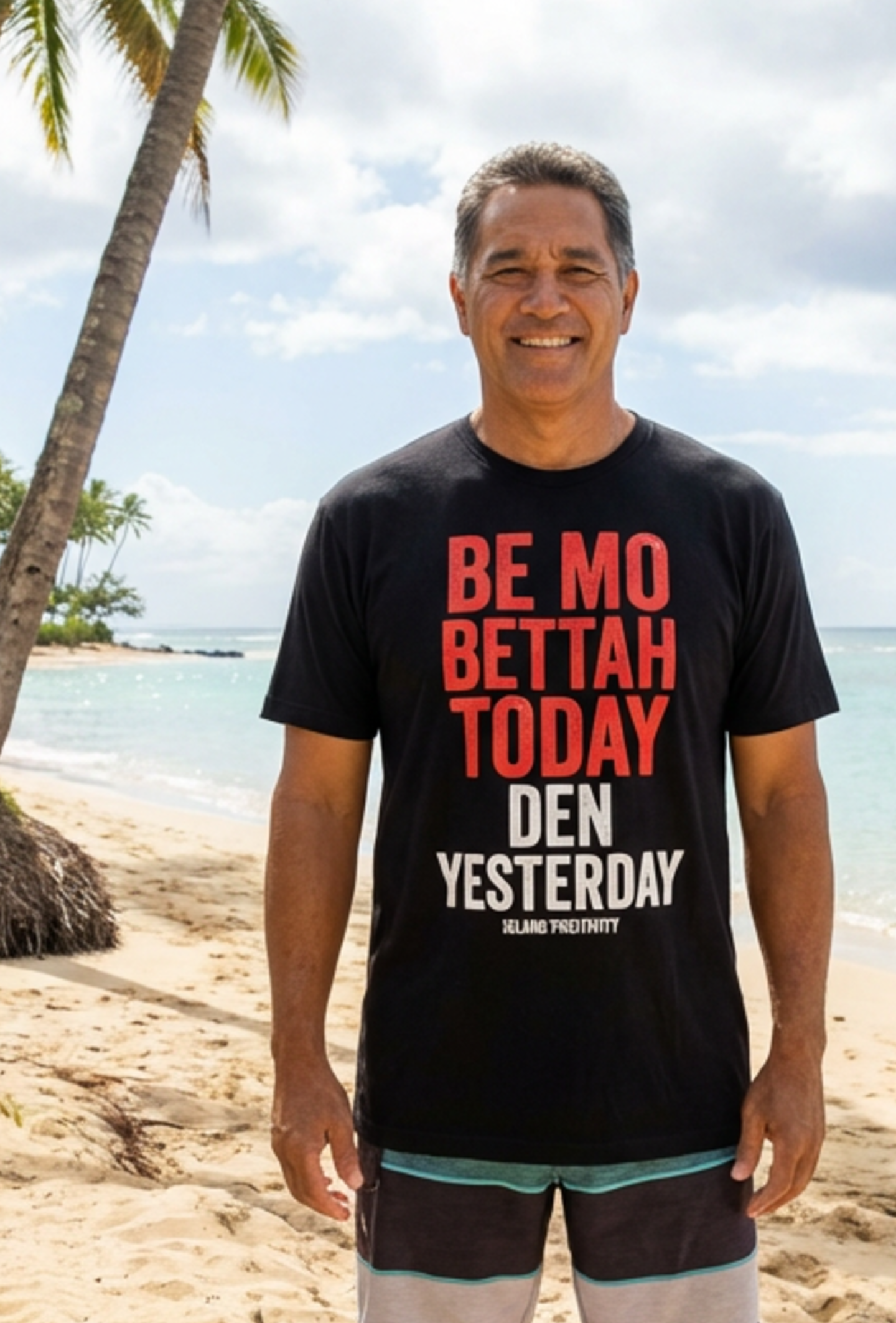 Be Mo Bettah Today Den Yesterday Hawaii Pidgin Inspirational Unisex T-Shirt product thumbnail image Be Mo Bettah Today Den Yesterday Hawaii Pidgin Inspirational Unisex T-Shirt product thumbnail image