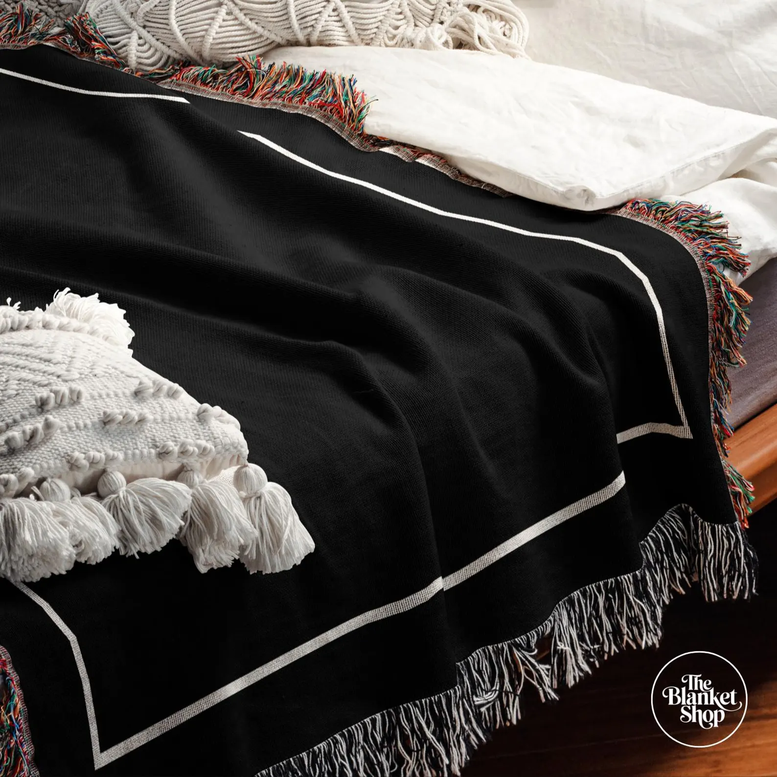 Copy of Custom Monogram Woven Blanket | Personalized Name, Monogram, Custom Text product thumbnail image