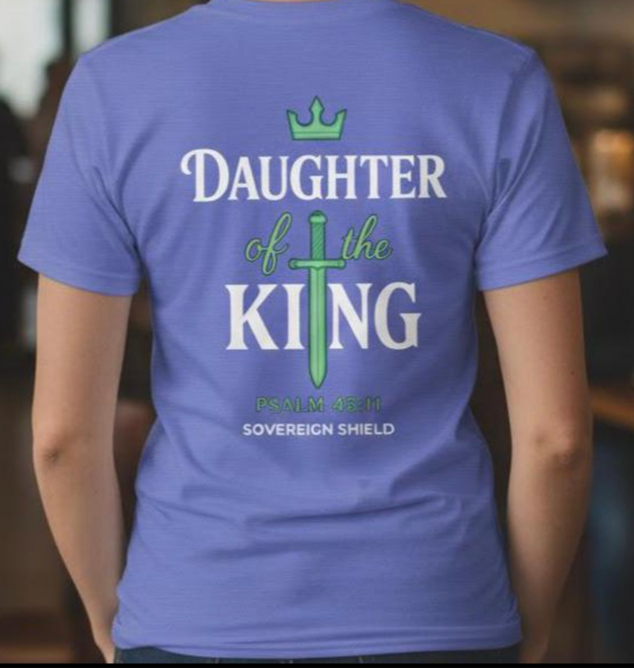Daughter of the King Women's Softstyle T-Shirt - Inspired by Psalm 45:11 Daughter of the King Women's Softstyle T-Shirt - Inspired by Psalm 45:11