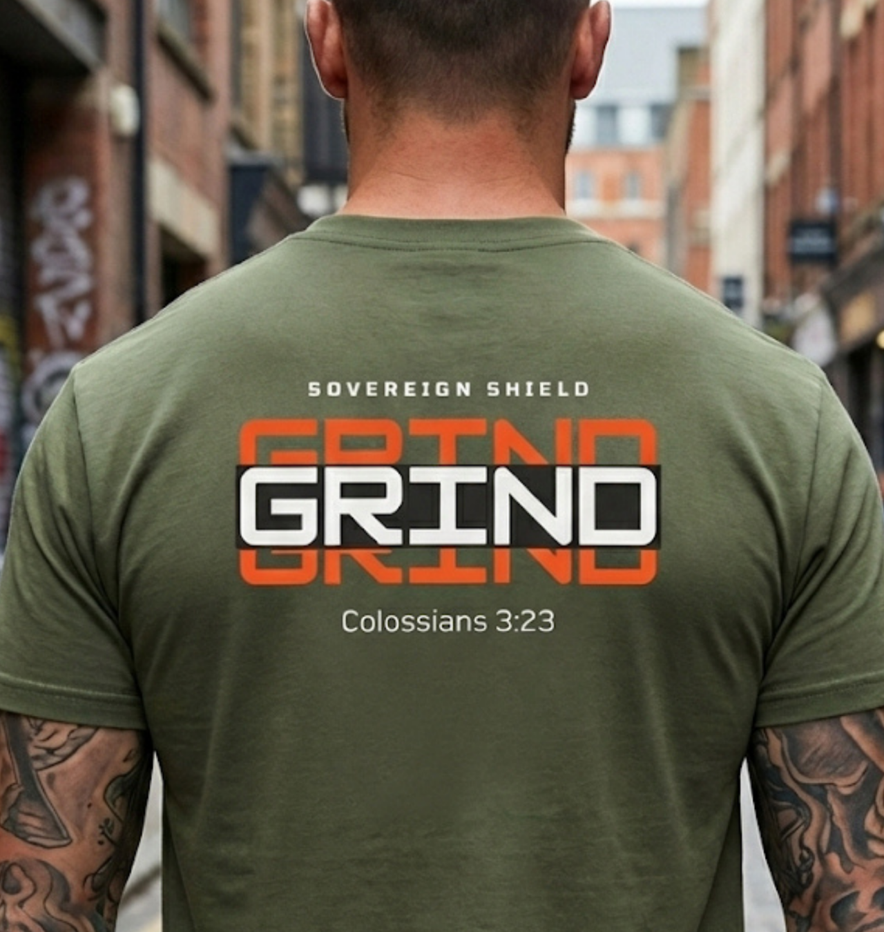 Grind Softstyle T-Shirt - Inspired by Colossians 3:23-24