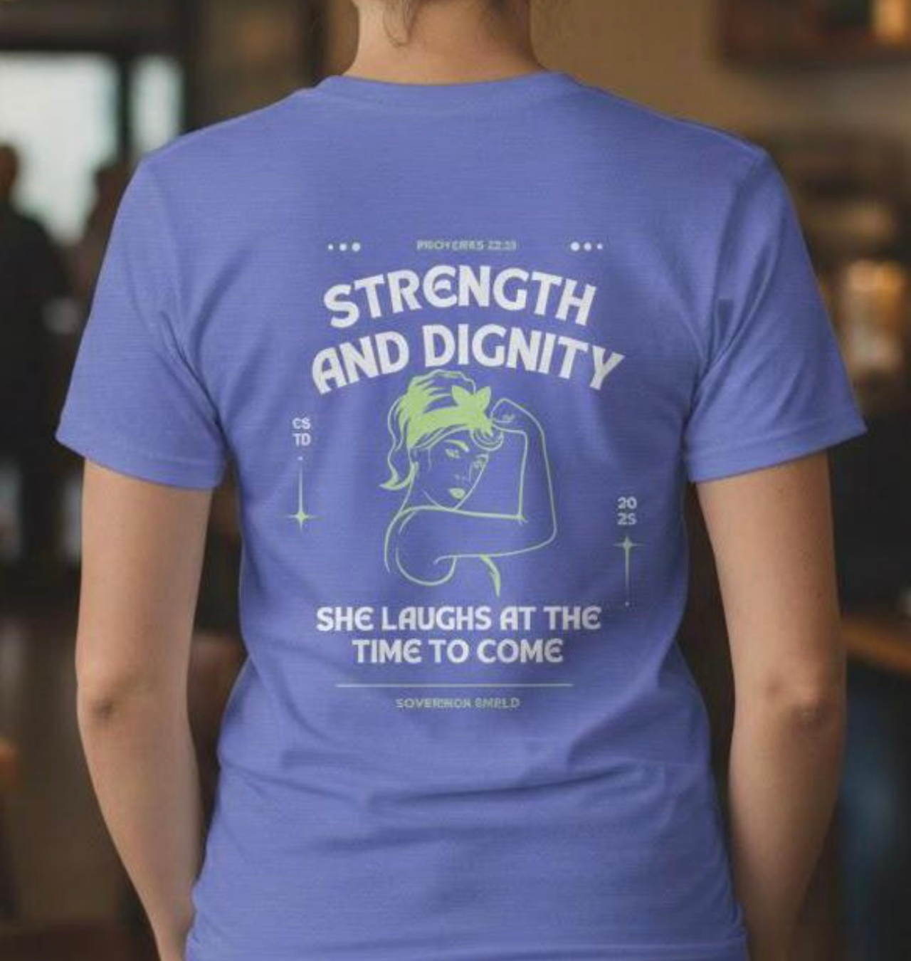 Strength and Dignity Women's Softstyle Tee - Inspired by Proverbs 31:25 Strength and Dignity Women's Softstyle Tee - Inspired by Proverbs 31:25