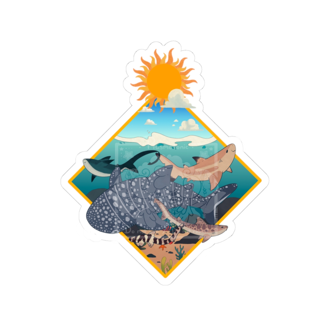 Sharks- Sticker product thumbnail image