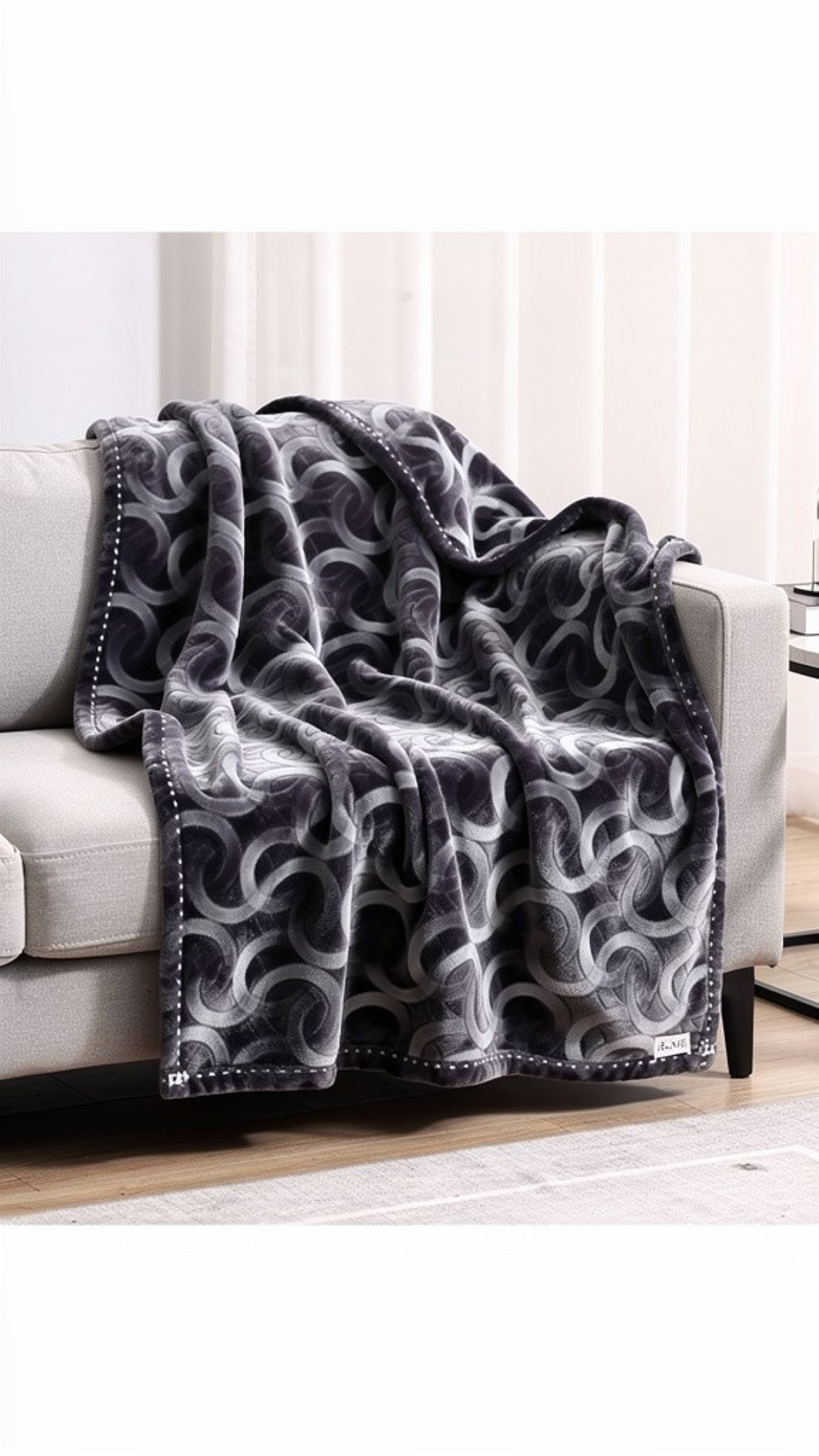 Velveteen Plush Blanket — Minimalist Velveteen Throw for Sofa & Chair product thumbnail image Velveteen Plush Blanket — Minimalist Velveteen Throw for Sofa & Chair product thumbnail image