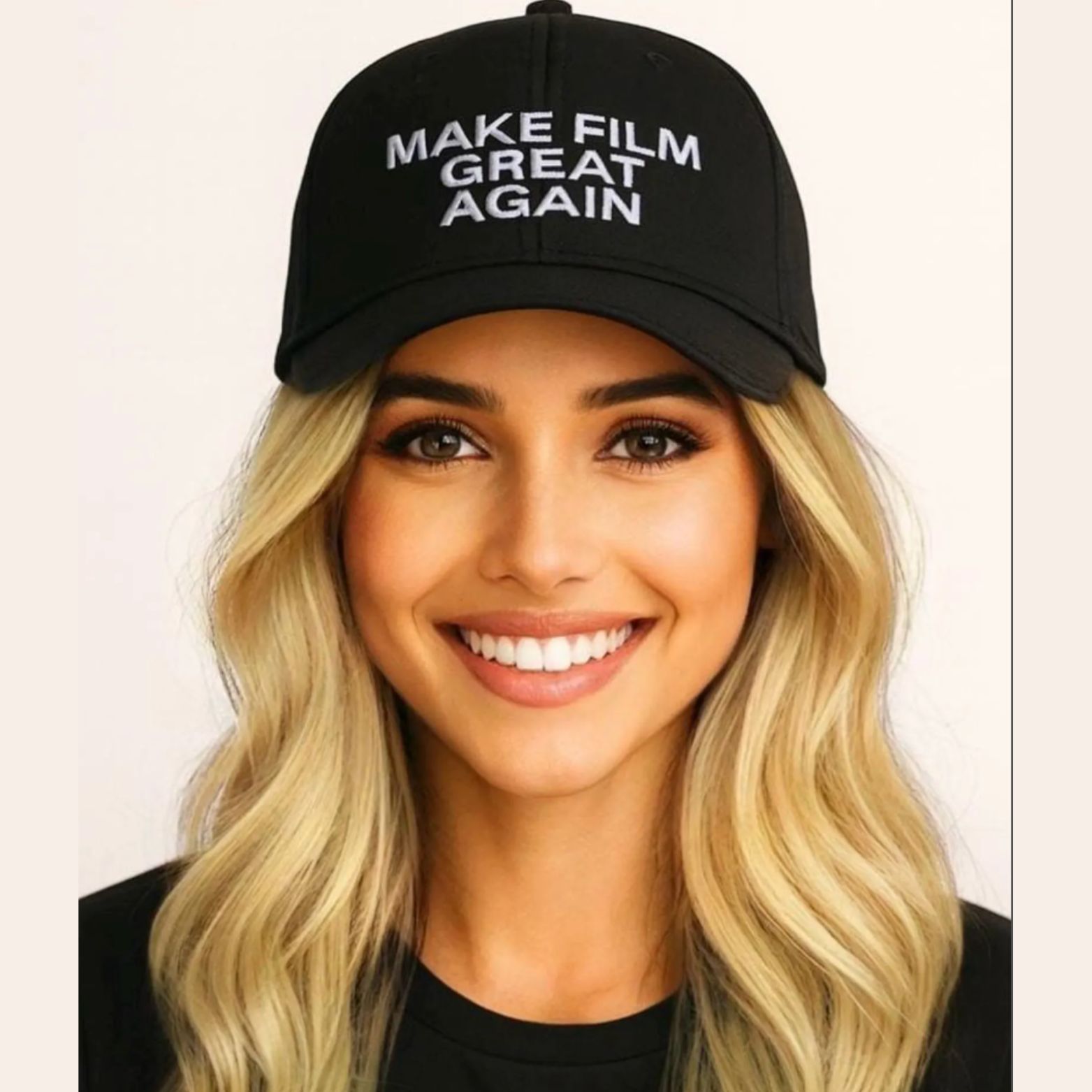 Make Film Great Again Embroidered Baseball Cap product thumbnail image