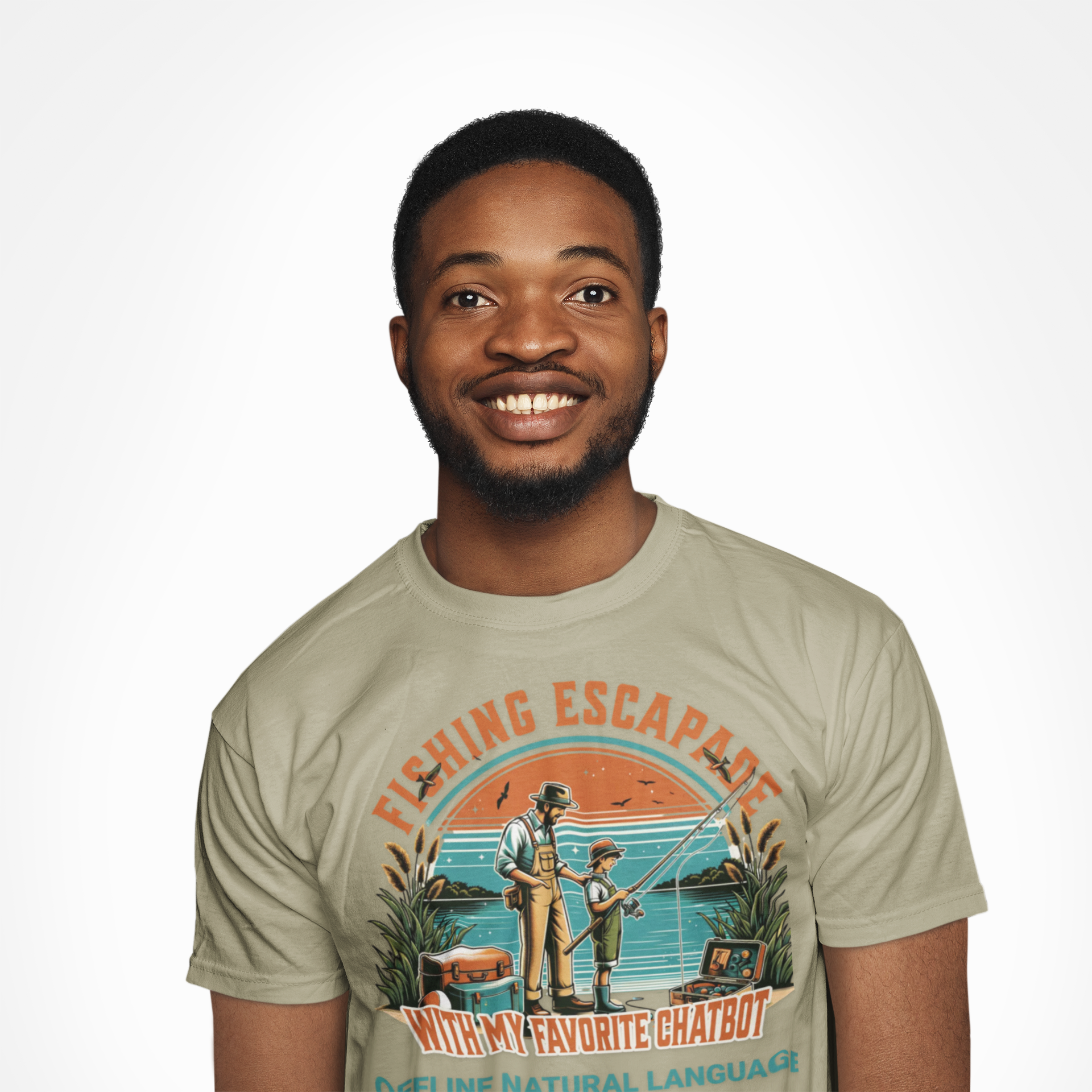 Fishing With My Favorite Chatbot™ Tee — Fishing Adult AI Family Graphic T-Shirt product thumbnail image Fishing With My Favorite Chatbot™ Tee — Fishing Adult AI Family Graphic T-Shirt product thumbnail image