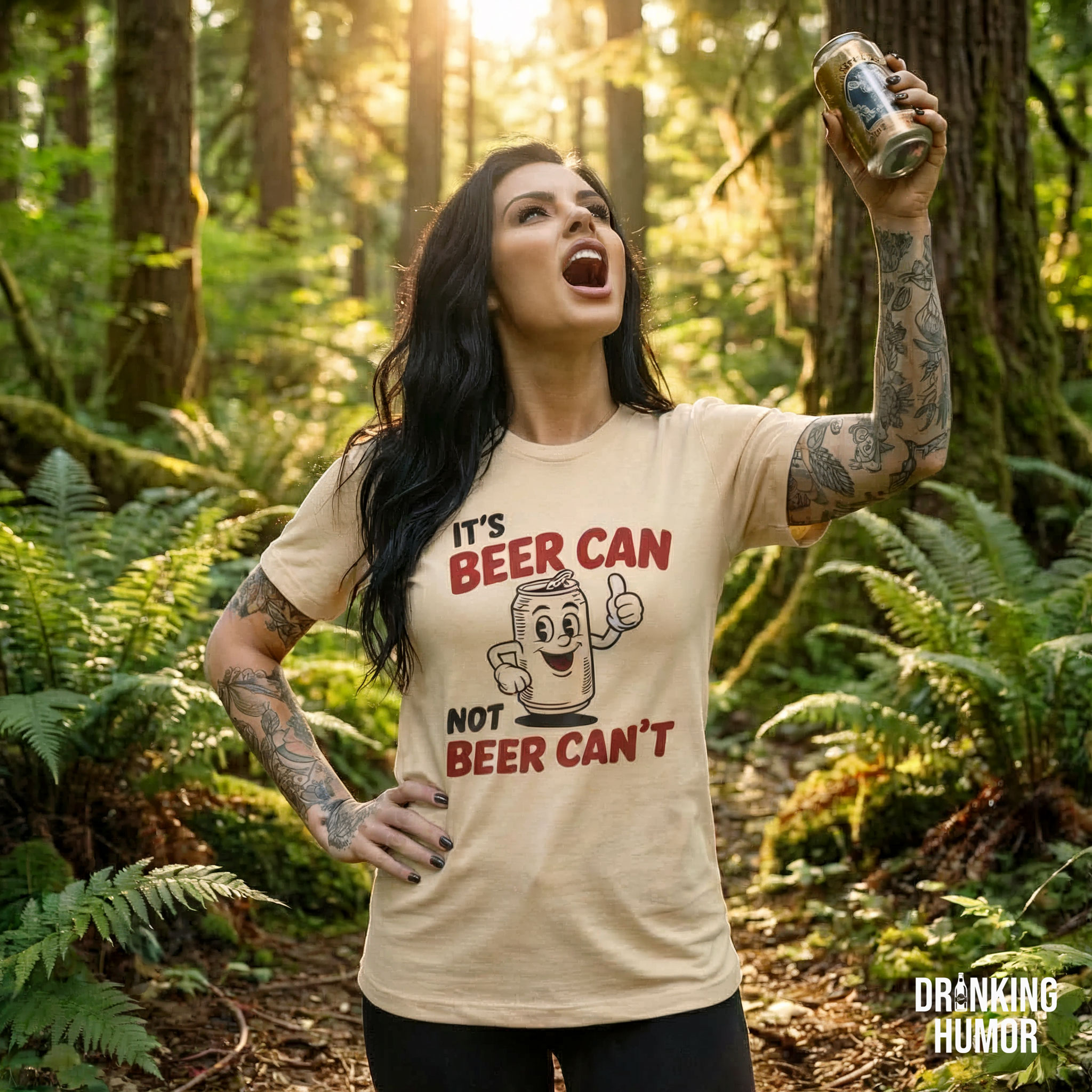 It's Beer Can, Not Beer Can’t – Retro Pun Unisex T-Shirt product thumbnail image It's Beer Can, Not Beer Can’t – Retro Pun Unisex T-Shirt product thumbnail image