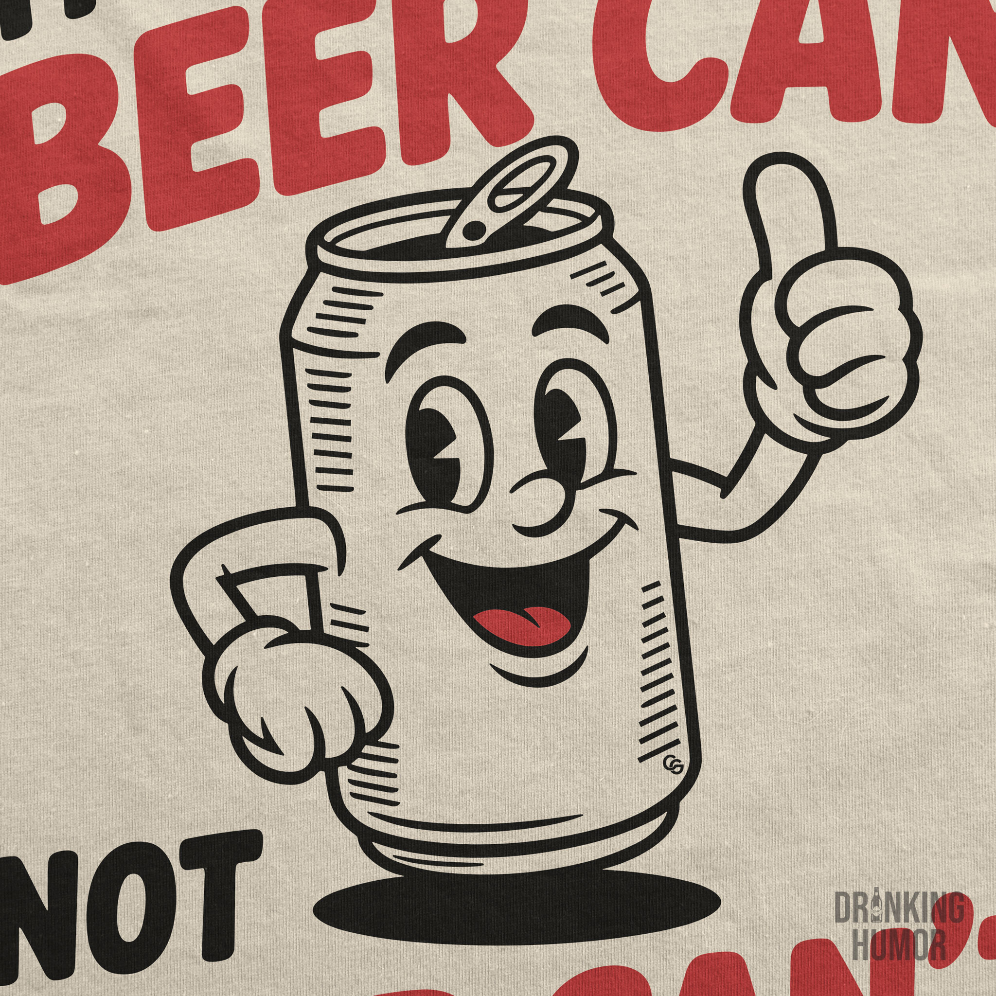 It's Beer Can, Not Beer Can’t – Retro Pun Unisex T-Shirt product thumbnail image It's Beer Can, Not Beer Can’t – Retro Pun Unisex T-Shirt product thumbnail image