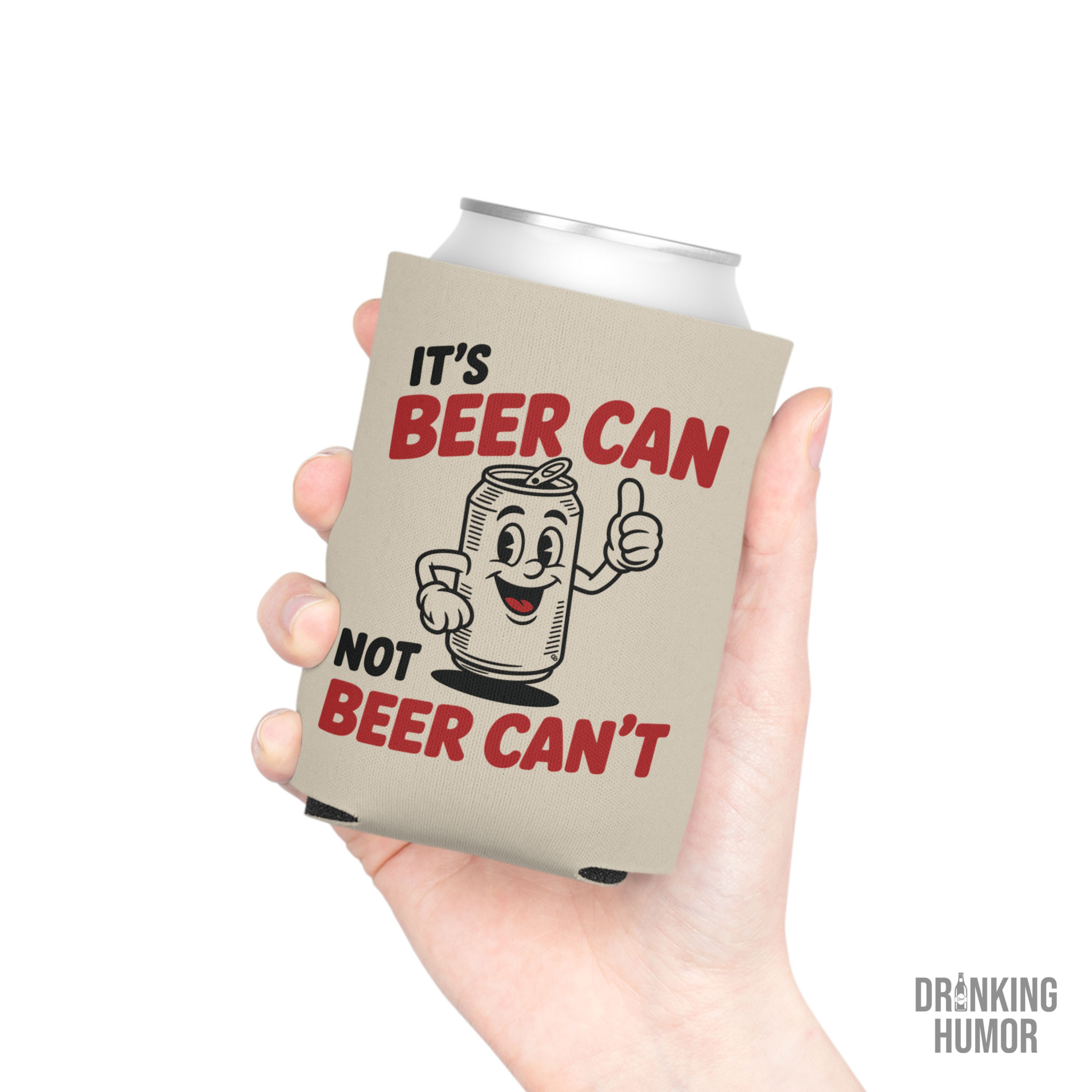 It’s Beer Can, Not Beer Can’t – Funny Retro Can Cooler product thumbnail image