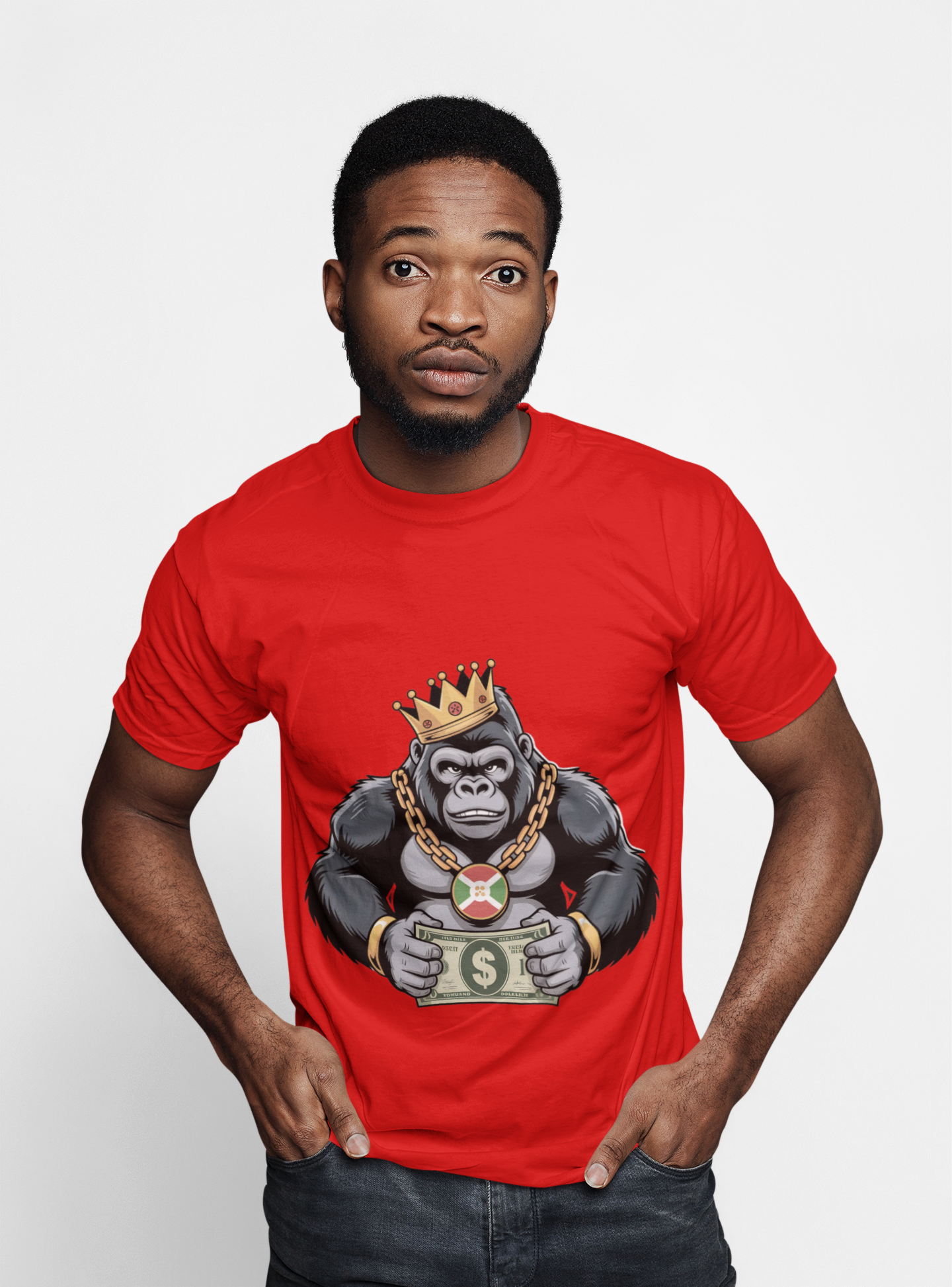 King Gorilla Money Tee  product thumbnail image