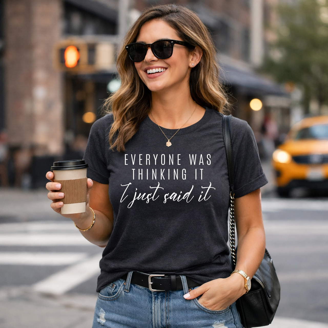 Everyone Was Thinking It I Just Said It Women's Tee, Funny Quote Shirt product thumbnail image Everyone Was Thinking It I Just Said It Women's Tee, Funny Quote Shirt product thumbnail image