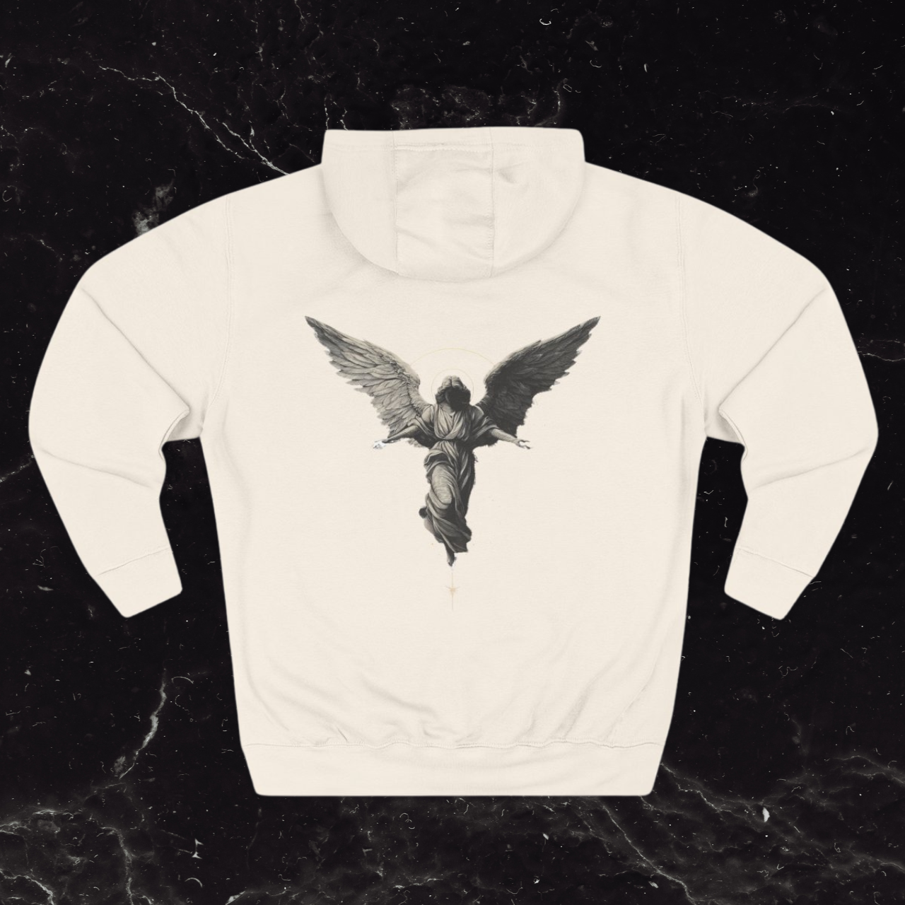 Keep Believing Keep Trusting Hoodie | Angel Graphic Christian Sweatshirt | Faith-Based Bible Verse Hoodie product thumbnail image
