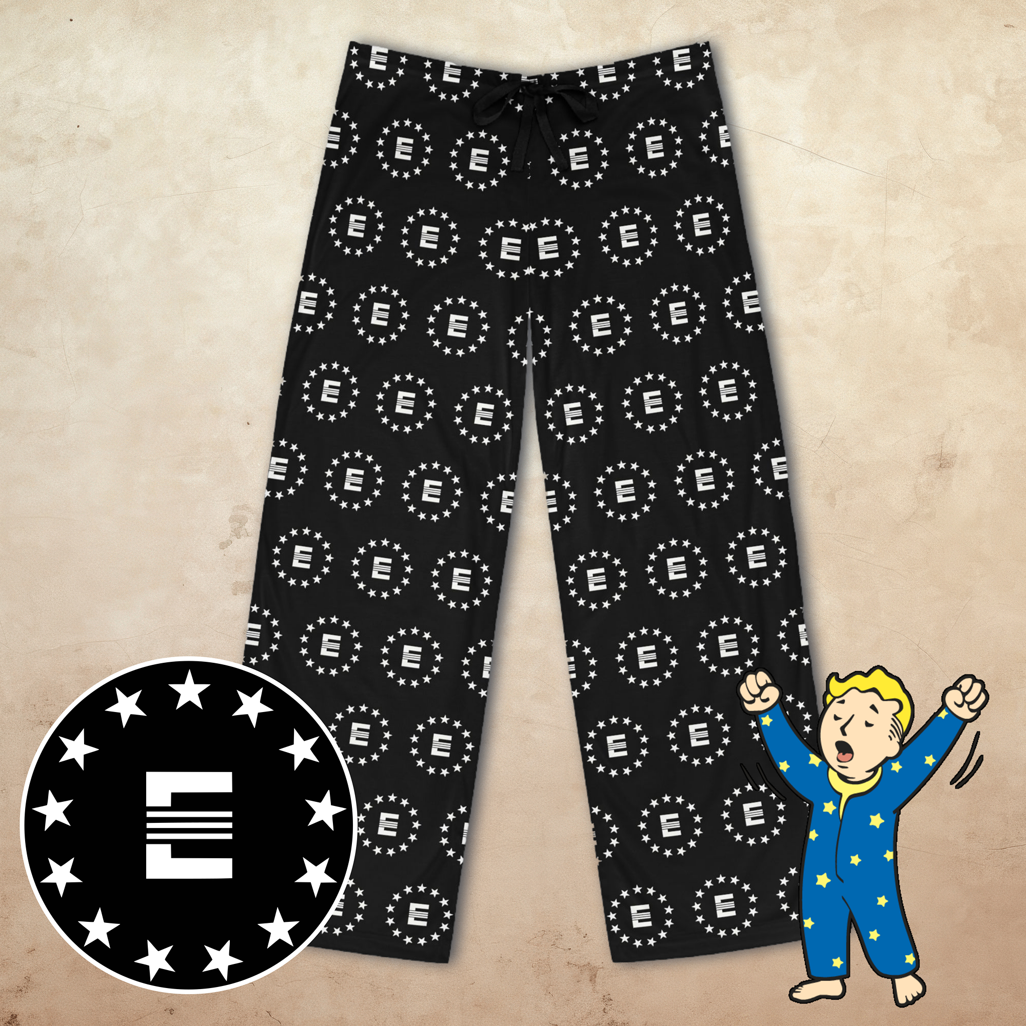 Enclave Men's Pajama Pants for Vault Dweller's  product thumbnail image