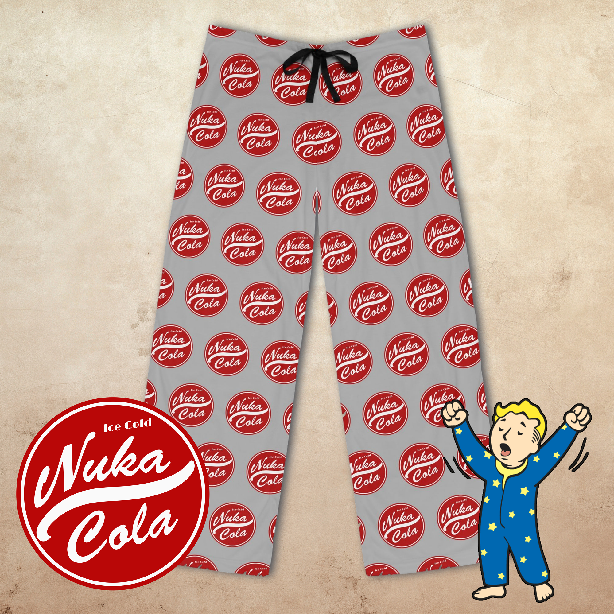 Nuuka Cola Men's Pajama Pants for Vault Dweller's