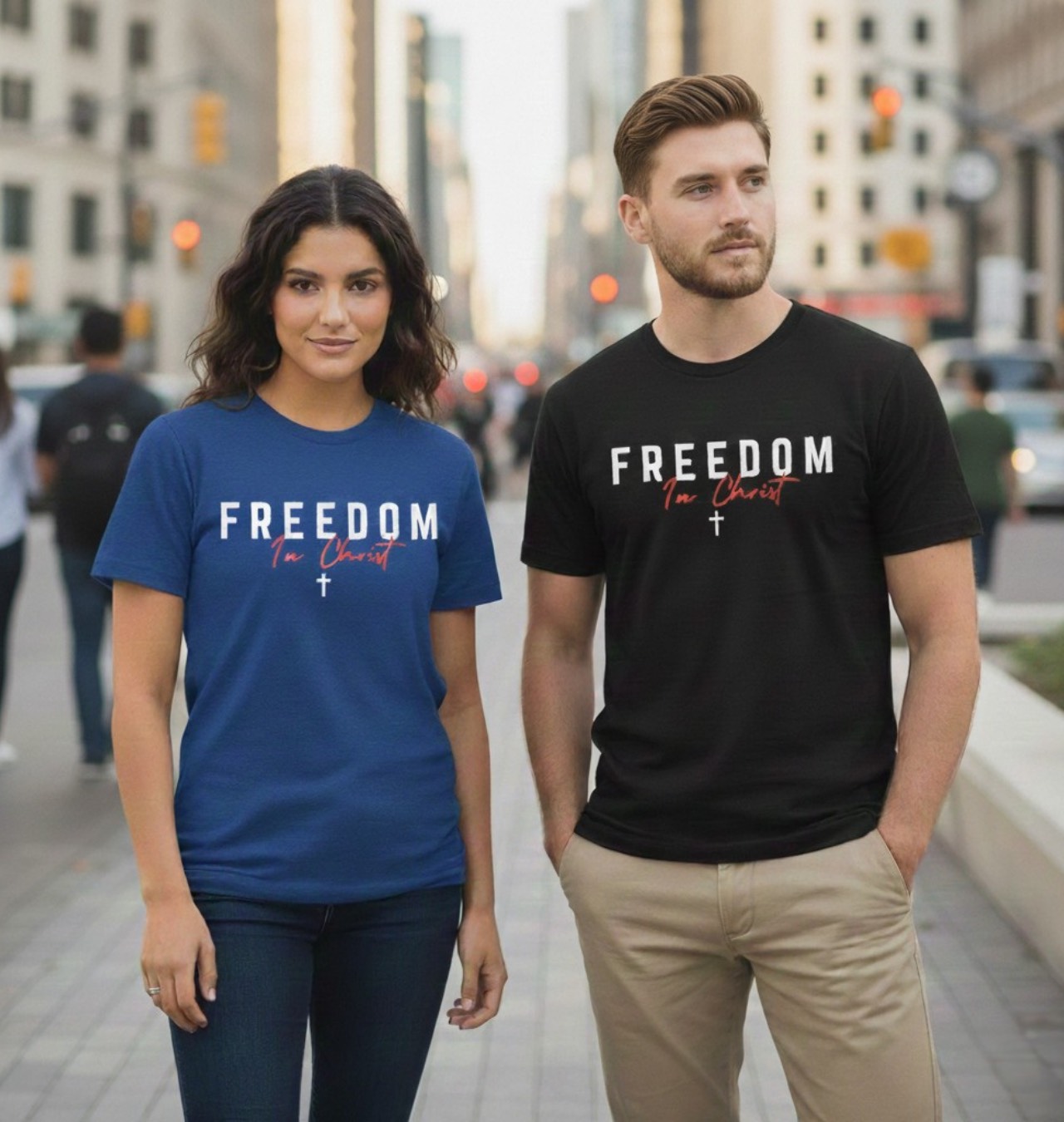 Freedom in Christ Softstyle Tee based on Galatians 5:1 product thumbnail image Freedom in Christ Softstyle Tee based on Galatians 5:1 product thumbnail image