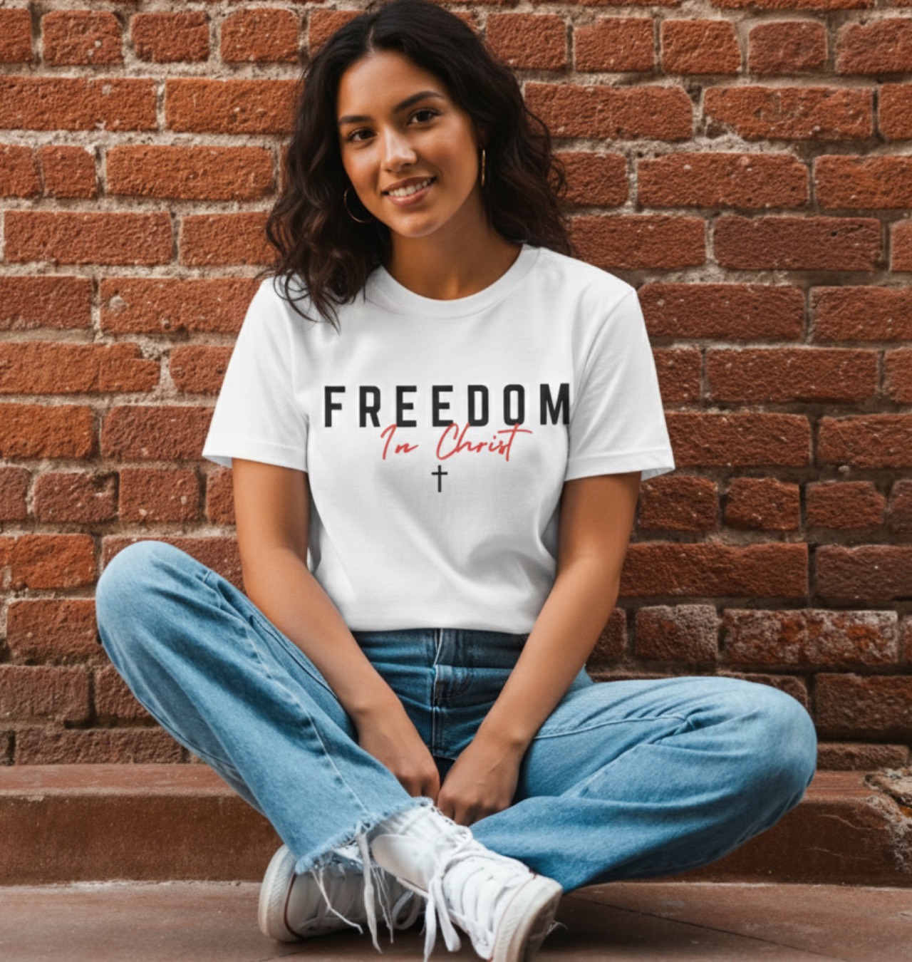 Freedom in Christ Softstyle Tee based on Galatians 5:1 product thumbnail image Freedom in Christ Softstyle Tee based on Galatians 5:1 product thumbnail image