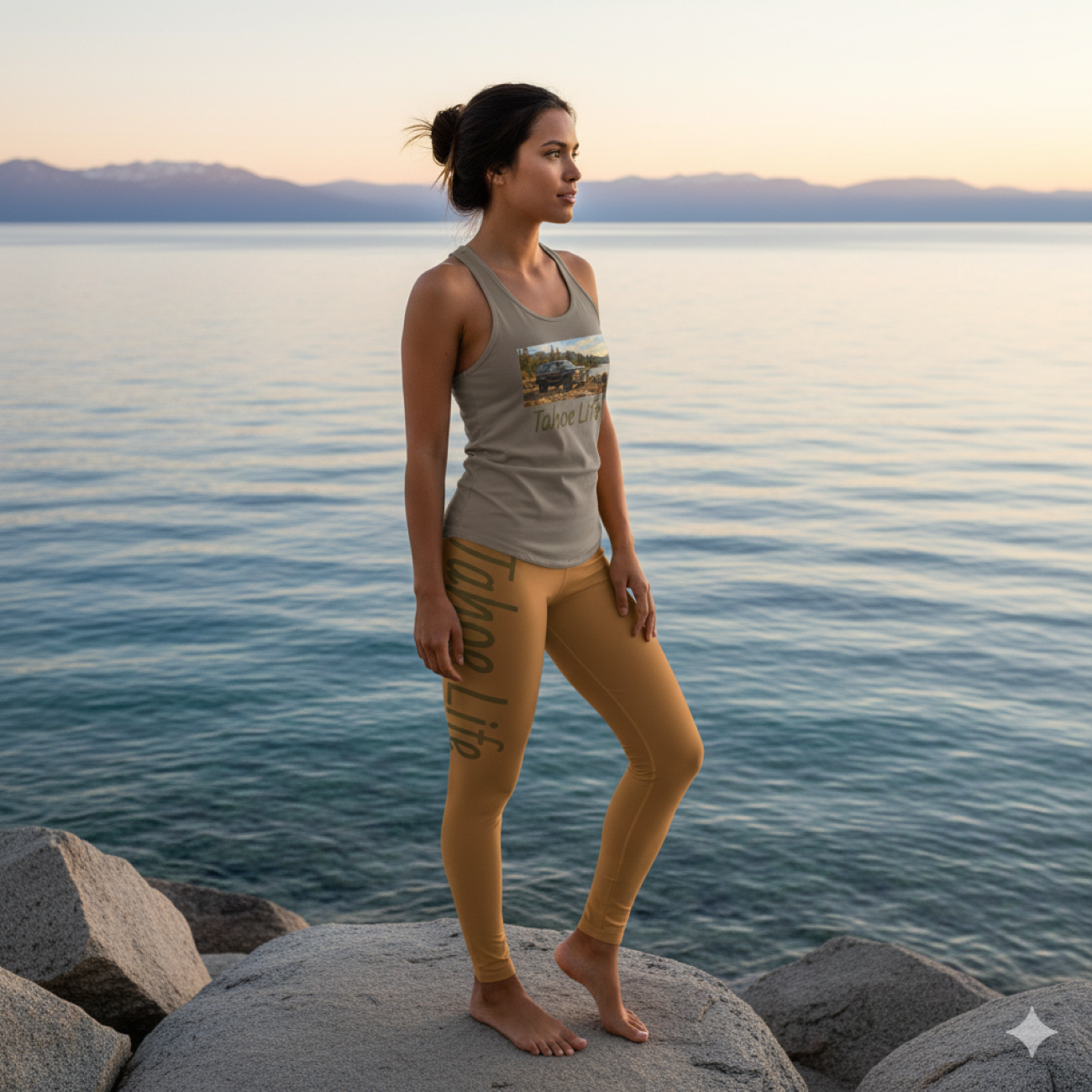 "Tahoe Life" Leggings — Side Print product thumbnail image