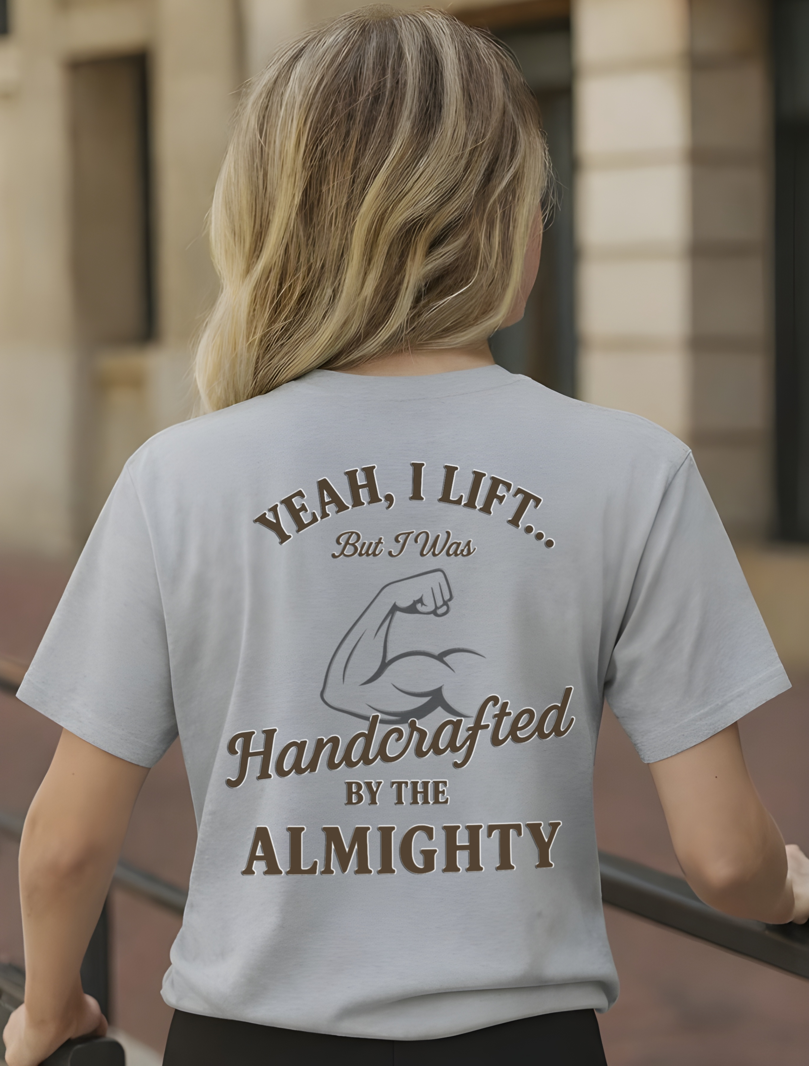 Yeah I Lift But I Was Handcrafted by the Almighty Christian Workout Shirt – Faith and Fitness Oversized Boxy Tee, Psalm 139:14 Gym Shirt, Christian Apparel for Men and Women product thumbnail image Yeah I Lift But I Was Handcrafted by the Almighty Christian Workout Shirt – Faith and Fitness Oversized Boxy Tee, Psalm 139:14 Gym Shirt, Christian Apparel for Men and Women product thumbnail image