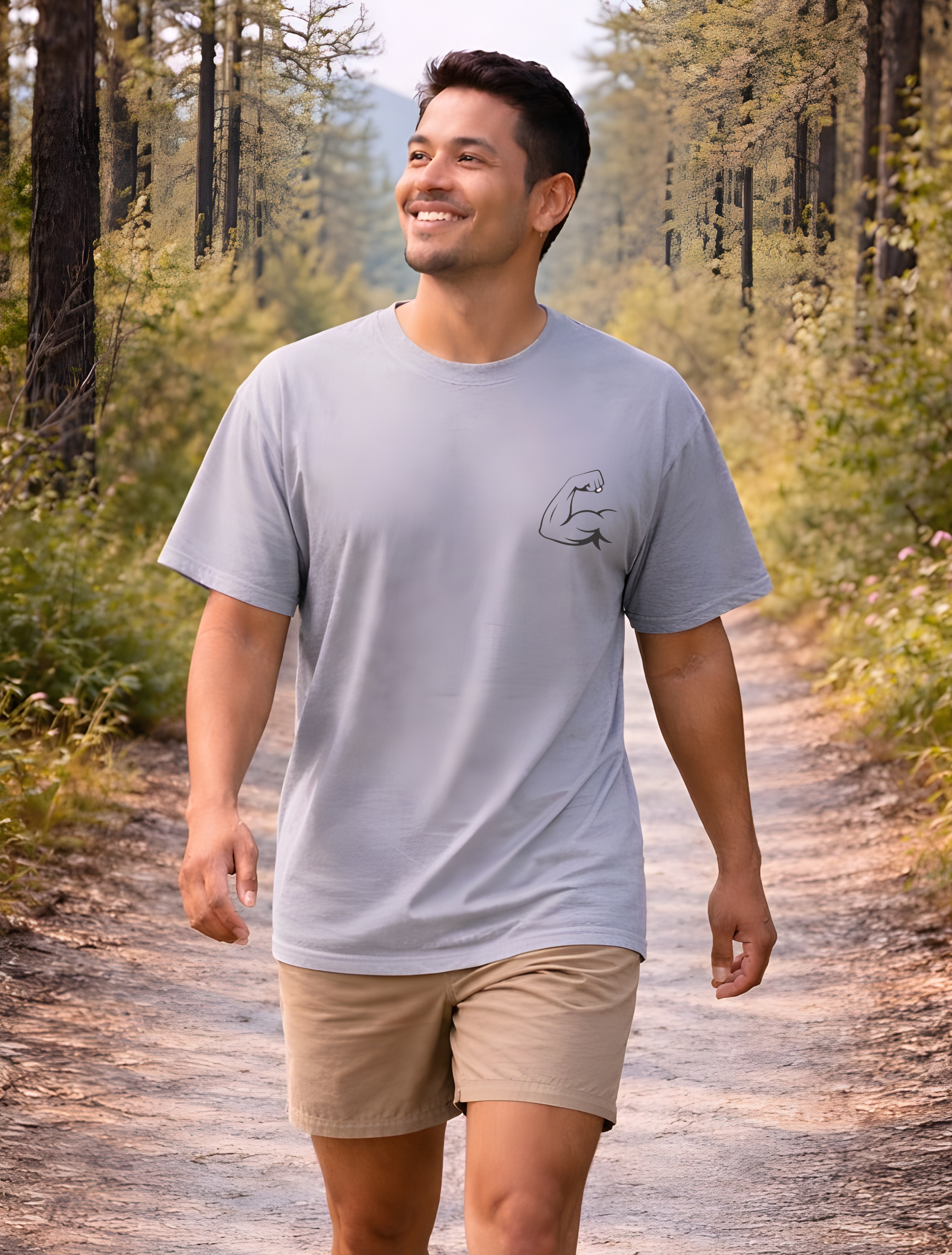 Yeah I Lift But I Was Handcrafted by the Almighty Christian Workout Shirt – Faith and Fitness Oversized Boxy Tee, Psalm 139:14 Gym Shirt, Christian Apparel for Men and Women product thumbnail image