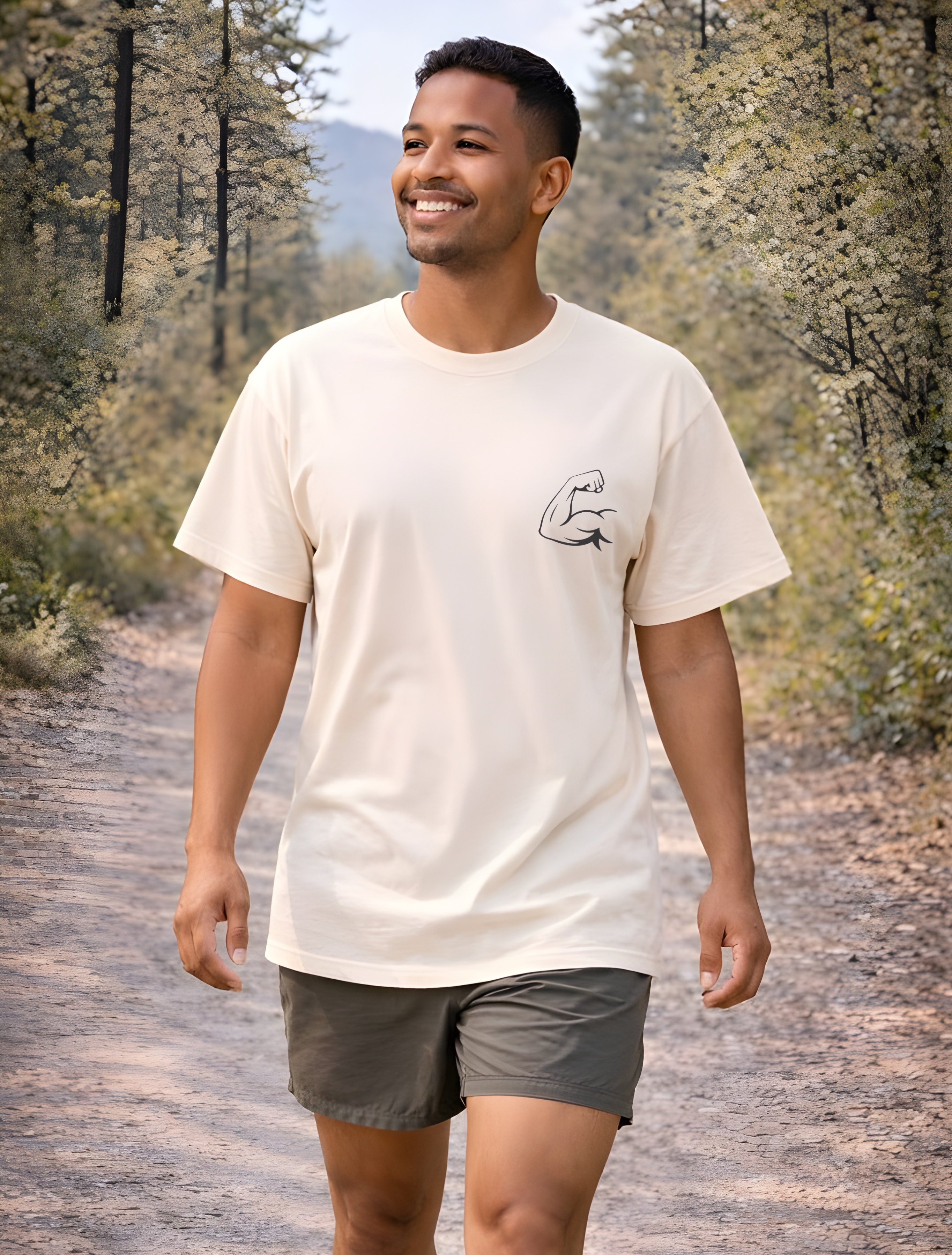 Yeah I Lift But I Was Handcrafted by the Almighty Christian Workout Shirt – Faith and Fitness Oversized Boxy Tee, Psalm 139:14 Gym Shirt, Christian Apparel for Men and Women product thumbnail image