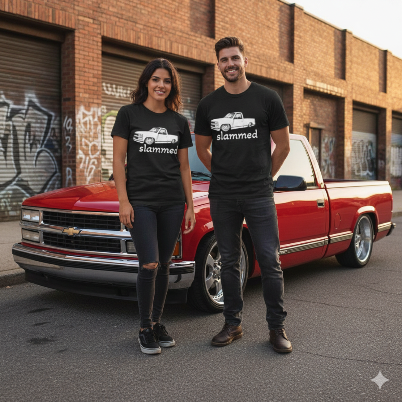 "Slammed" T‑Shirt — GMT400 Graphic Tee